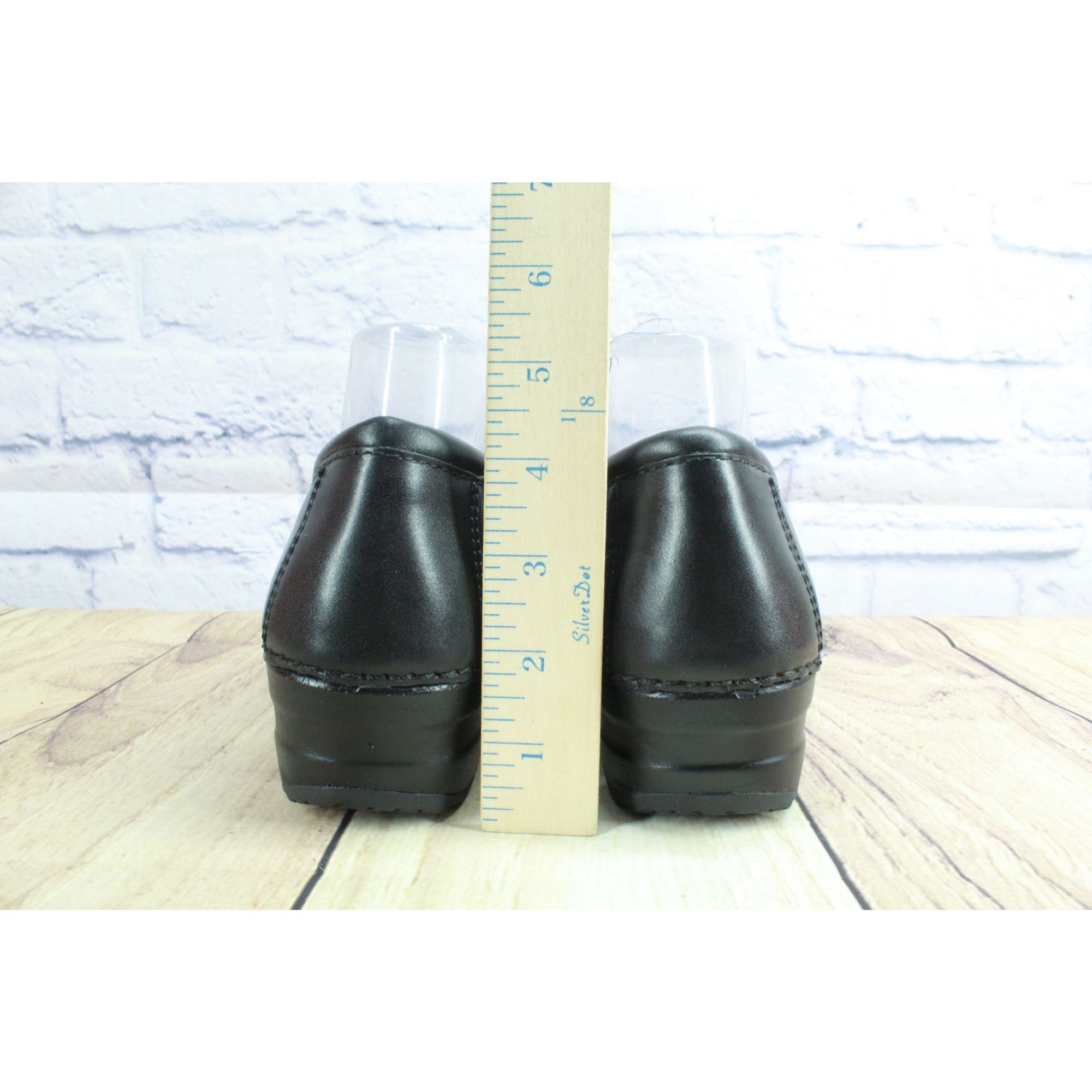 L.L. Bean × Leather LL Bean Women's Classic Black Slip On Nursing Clogs Size US 8.5 / IT 38.5 - 8 Thumbnail