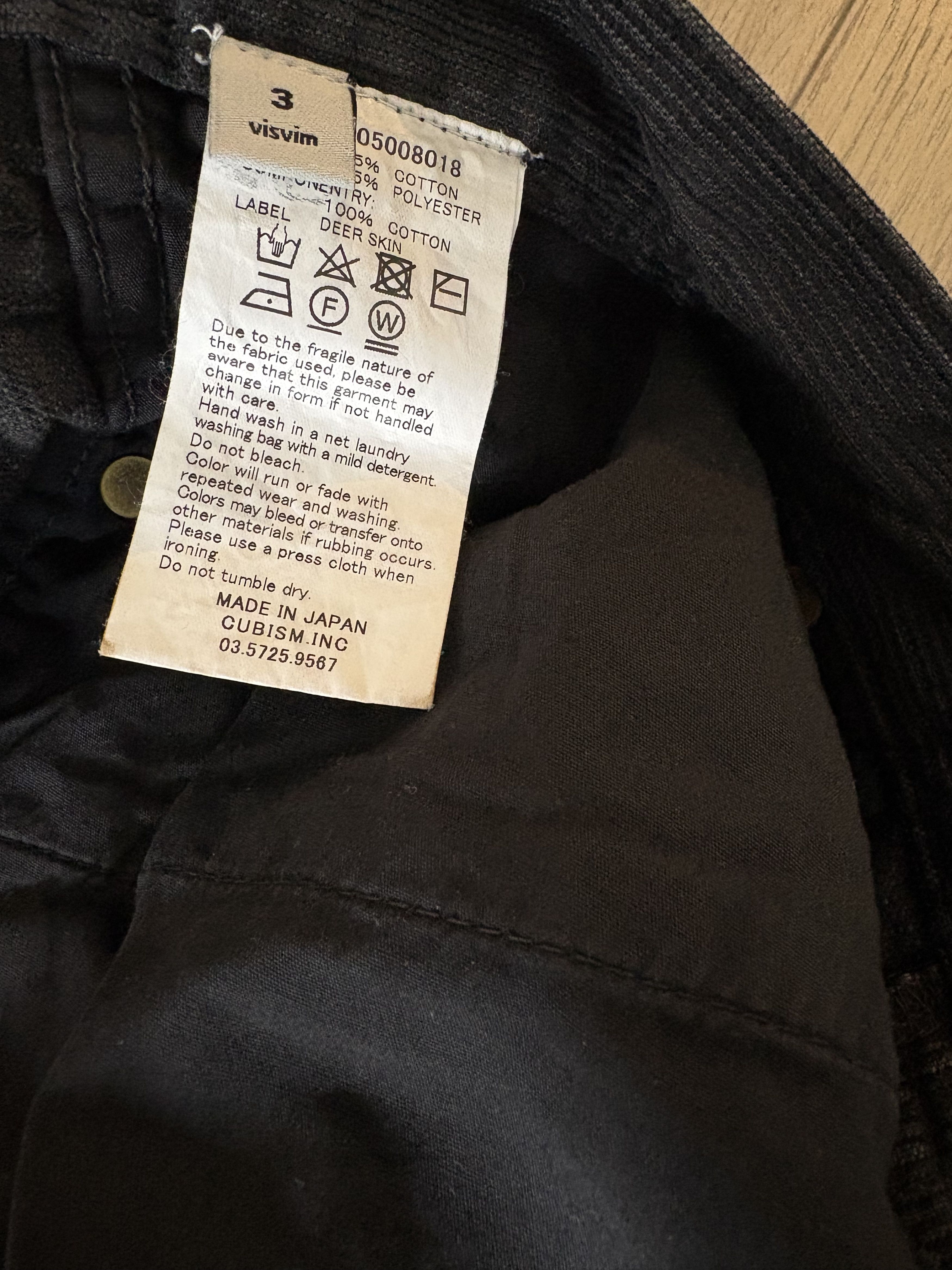 Visvim Visvim 17 FLUXUS 10 SLUB (INDIGO DMGD CORDS) Size US 32 / EU 48 - 5 Thumbnail