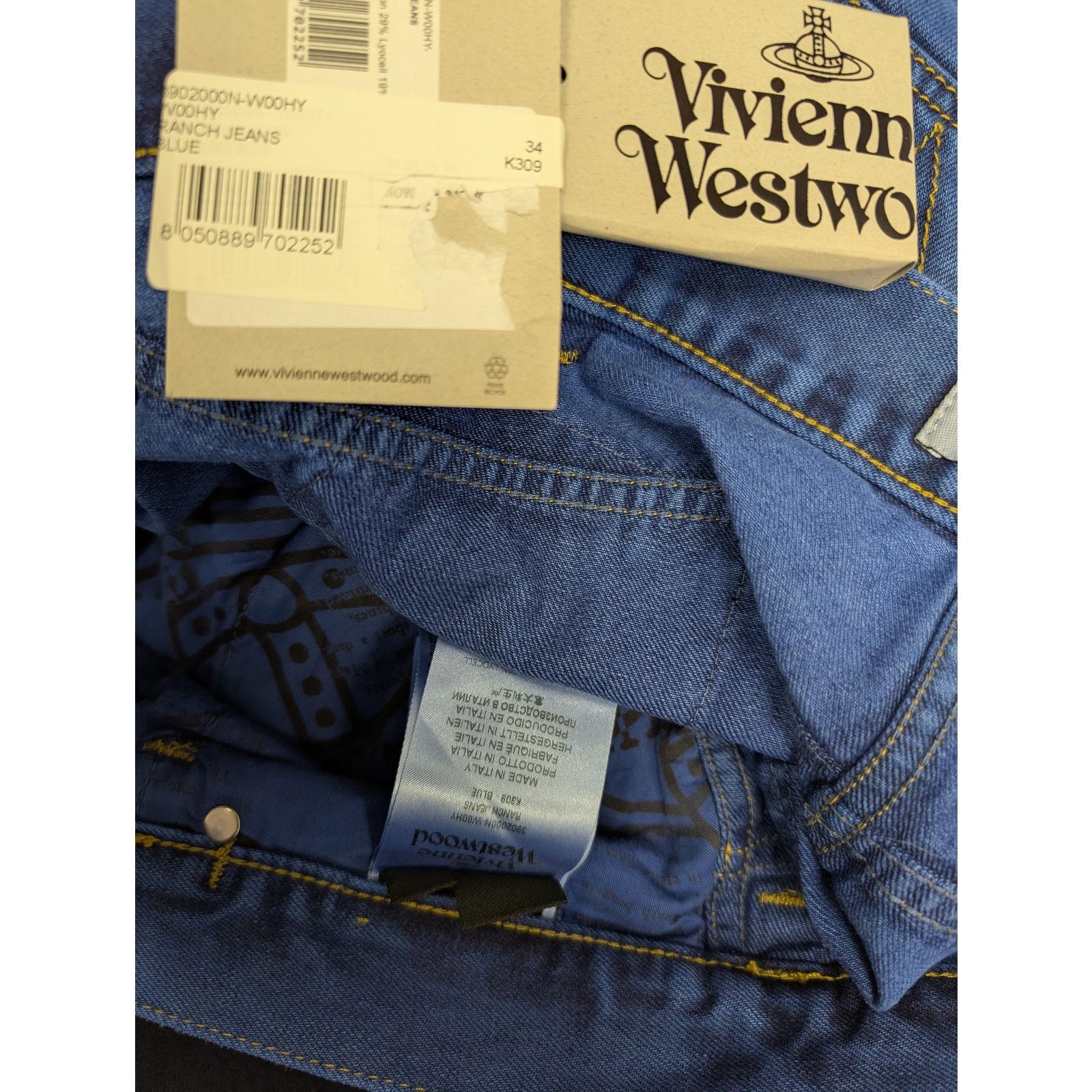 Vivienne Westwood o1rshd1 Ranch Jeans in Blue Size US 34 / EU 50 - 17 Thumbnail