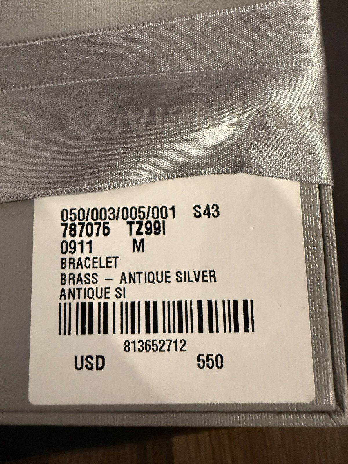 Balenciaga Balenciaga Plate Twist Bracelet Size ONE SIZE - 14 Thumbnail