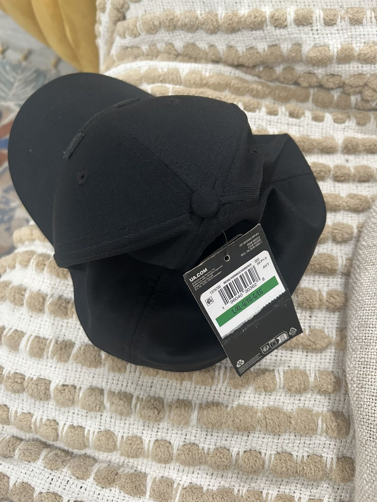Under Armour All Black Under Armor Hat Size ONE SIZE - 3 Thumbnail
