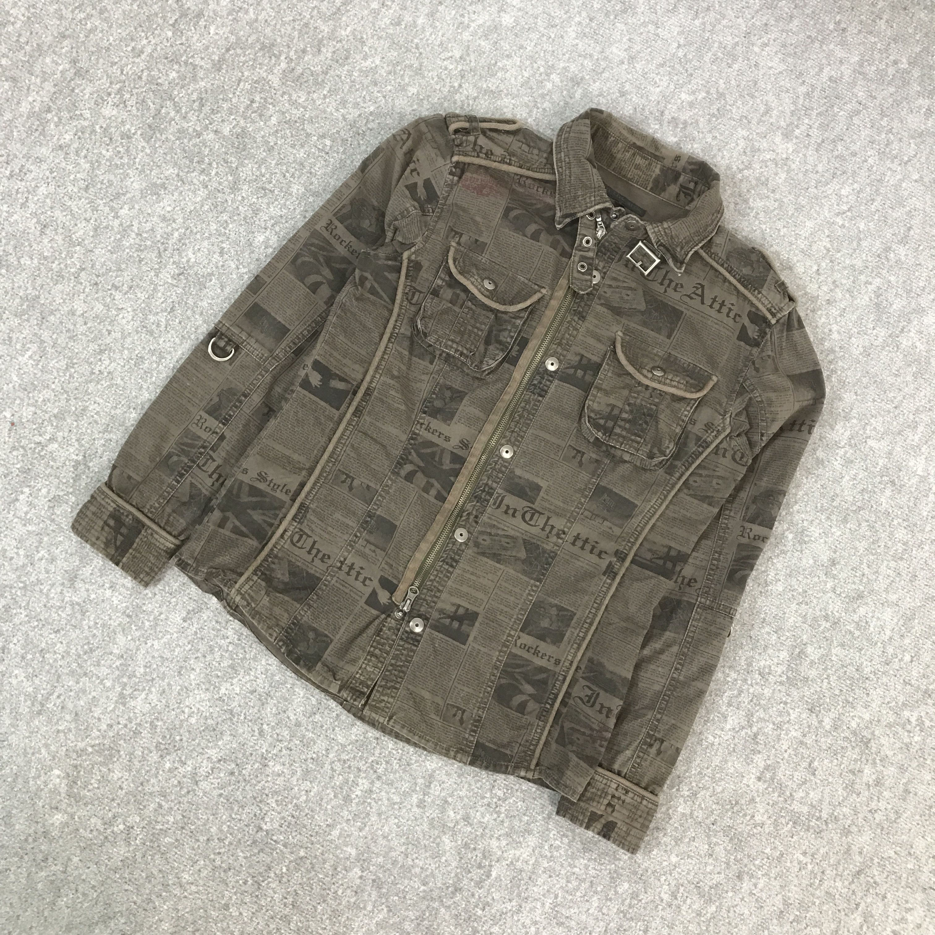 In The Attic IN THE ATTIC IFSIXWASNINE MONOGRAM DESIGN JACKET Size US L / EU 52-54 / 3 - 5 Thumbnail
