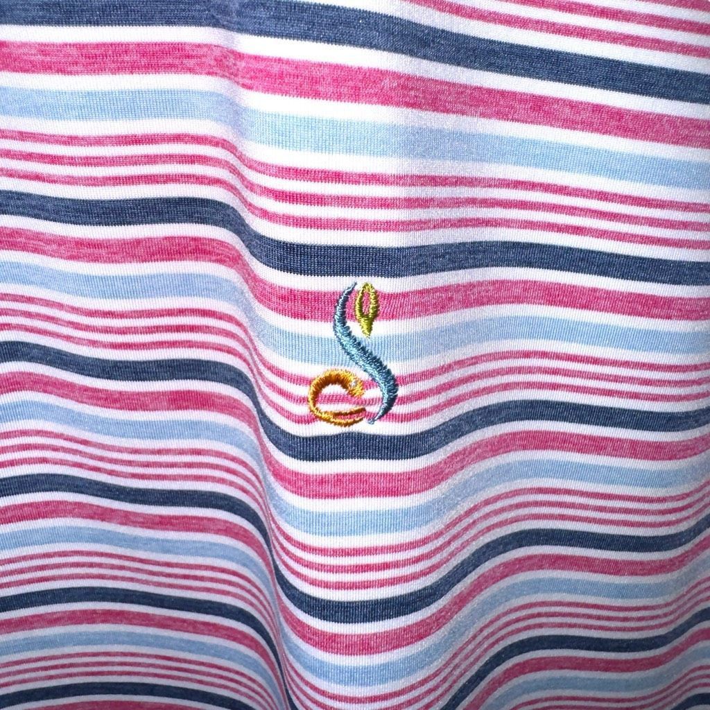 Peter Millar Peter Millar Summer Comfort Striped Golf Polo Shirt L Size US L / EU 52-54 / 3 - 4 Thumbnail