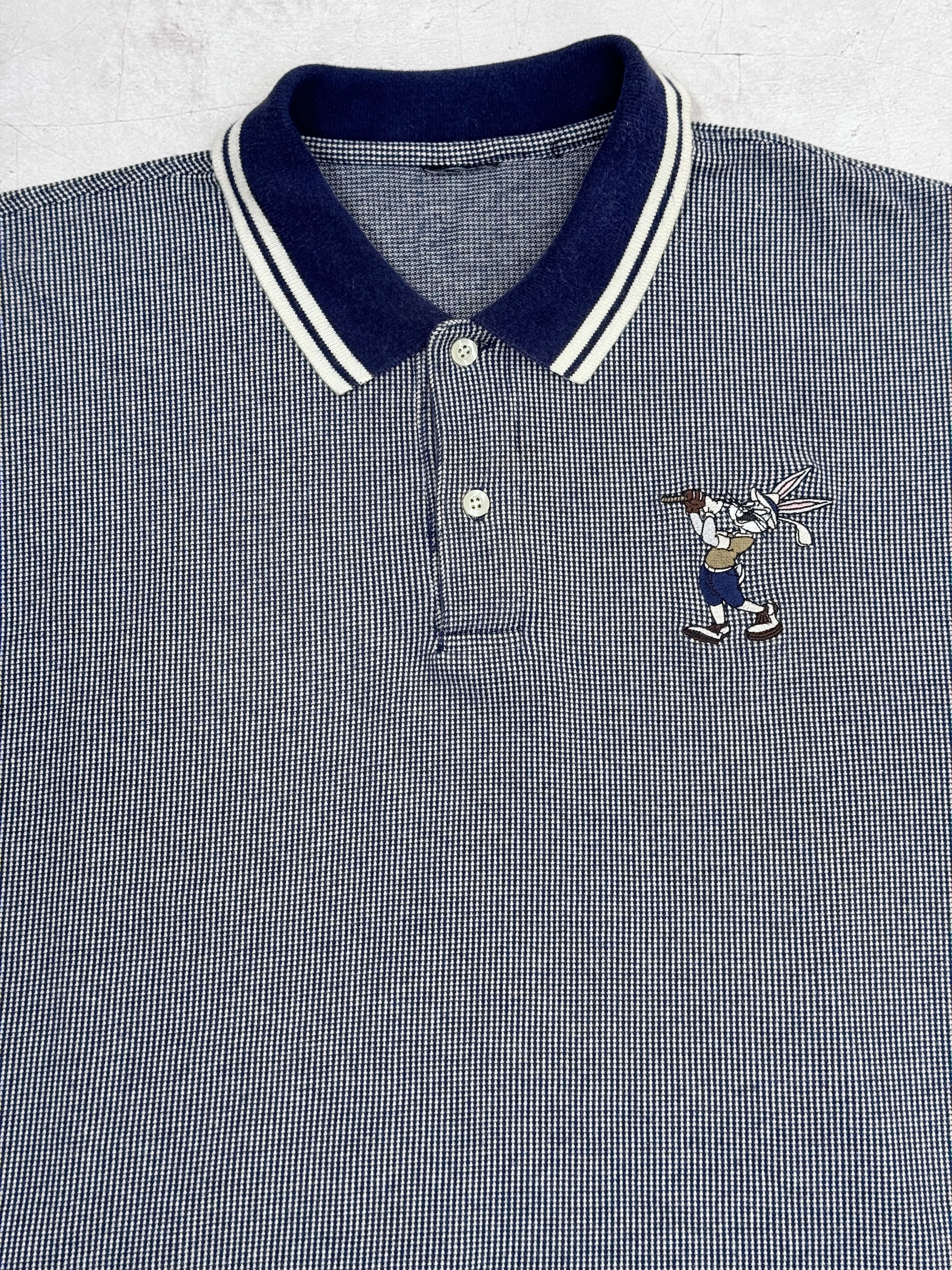 Cartoon Network × Vintage × Warner Bros Vintage Looney Tunes Bugs Bunny Polo T-Shirt Golf Size US XL / EU 56 / 4 - 3 Thumbnail