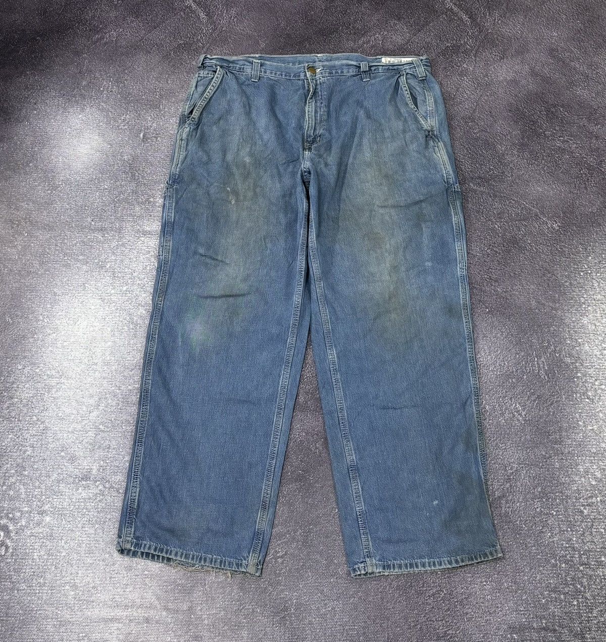 Carhartt Vintage Carhartt Blue USA Denim Dungaree Fit Baggy Jeans Size US 40 / EU 56 - 2 Thumbnail