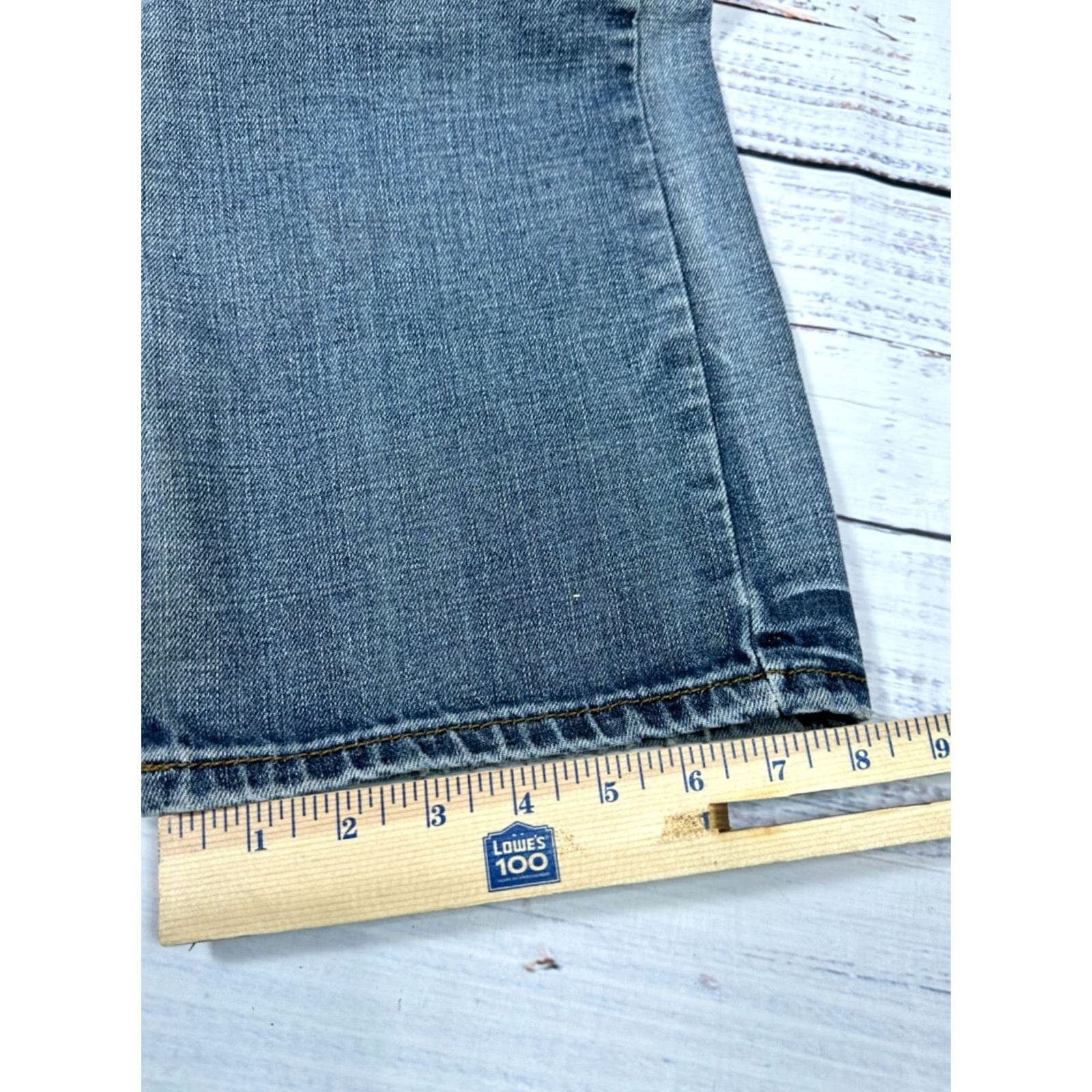Vintage Urban Pipeline Mens Jeans Straight Blue 32 Inseam 28 Cotton Regular Size 32 Blue Straight Leg Jeans Mens Size US 32 / EU 48 - 5 Thumbnail