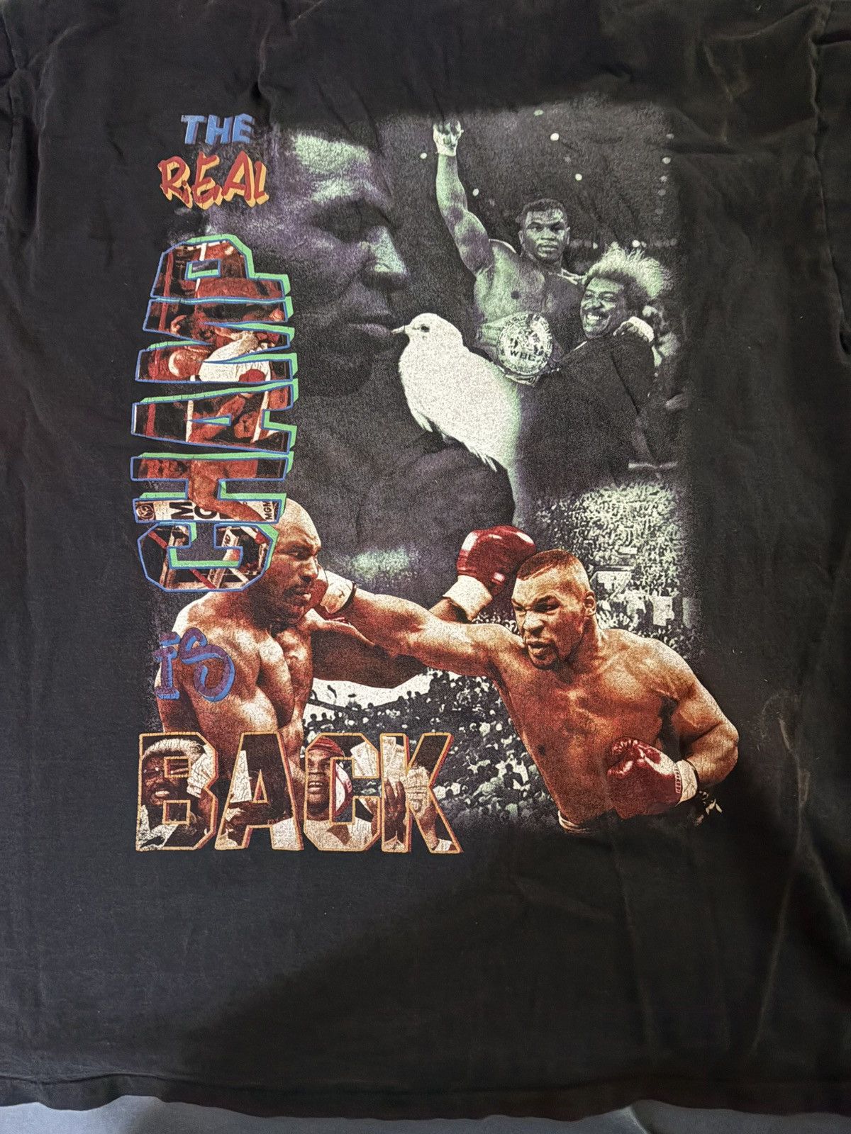 Vintage Vintage boot Mike Tyson shirt Size US XL / EU 56 / 4 - 2 Thumbnail
