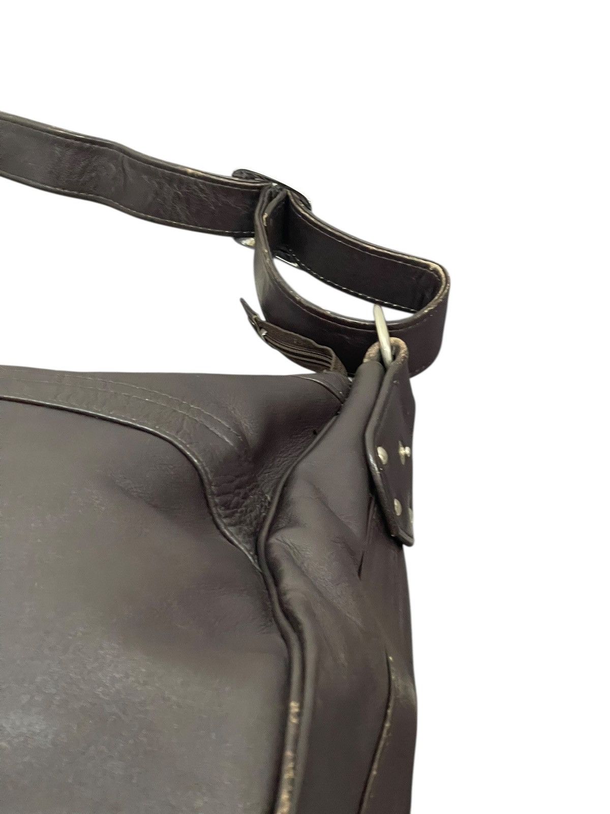 Genuine Leather Full Leather Vtg Unknown Travel Bag prada julius amiri 8🟩 Size ONE SIZE - 10 Thumbnail