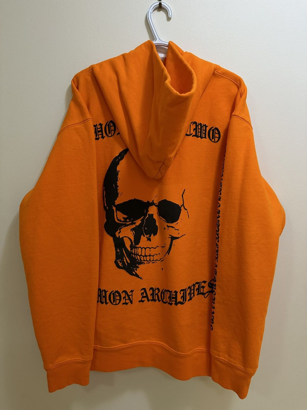 Designer × Hypebeast × Revenge Revenge ‘Demon Archives’ Orange Hoodie XL Size US XL / EU 56 / 4 - 4 Thumbnail