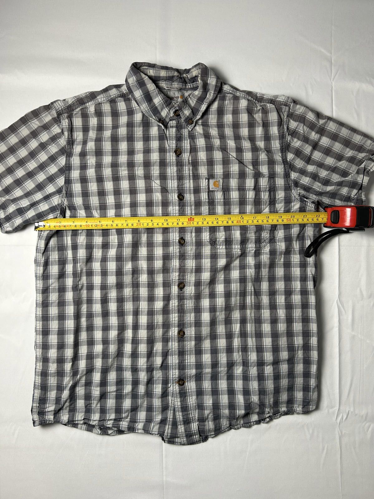 Carhartt Carhartt Pocket Shirt Heavyweight Overshirt Workwear Plaid Size US L / EU 52-54 / 3 - 5 Thumbnail