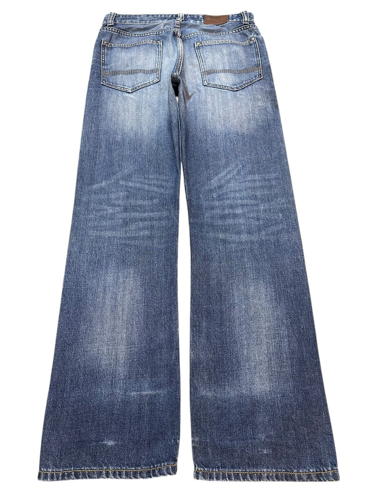 Timberland Vintage Timberland Blue Faded Wash Distress Loose Jeans Size US 32 / EU 48 - 2 Thumbnail