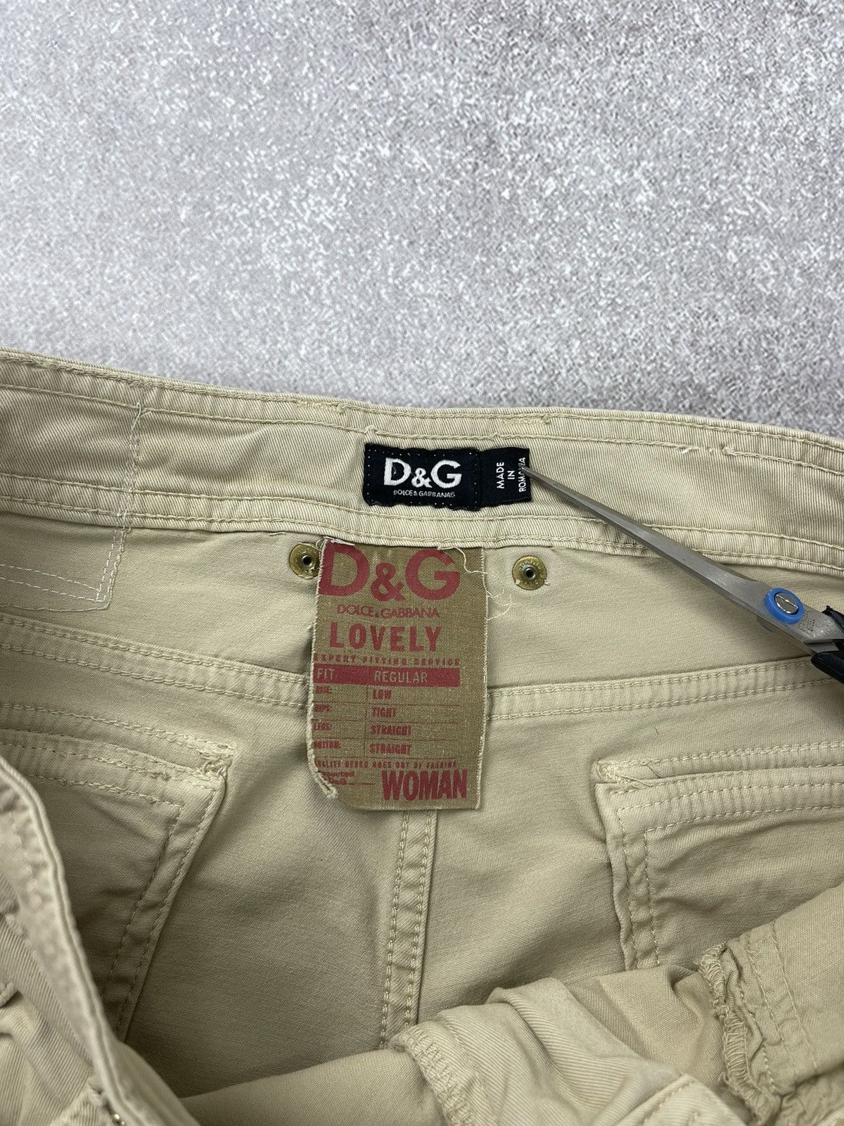 Dolce & Gabbana Vintage Dolce & Gabbana Cotton Trousers Pants Size 29 Size 29" - 7 Thumbnail