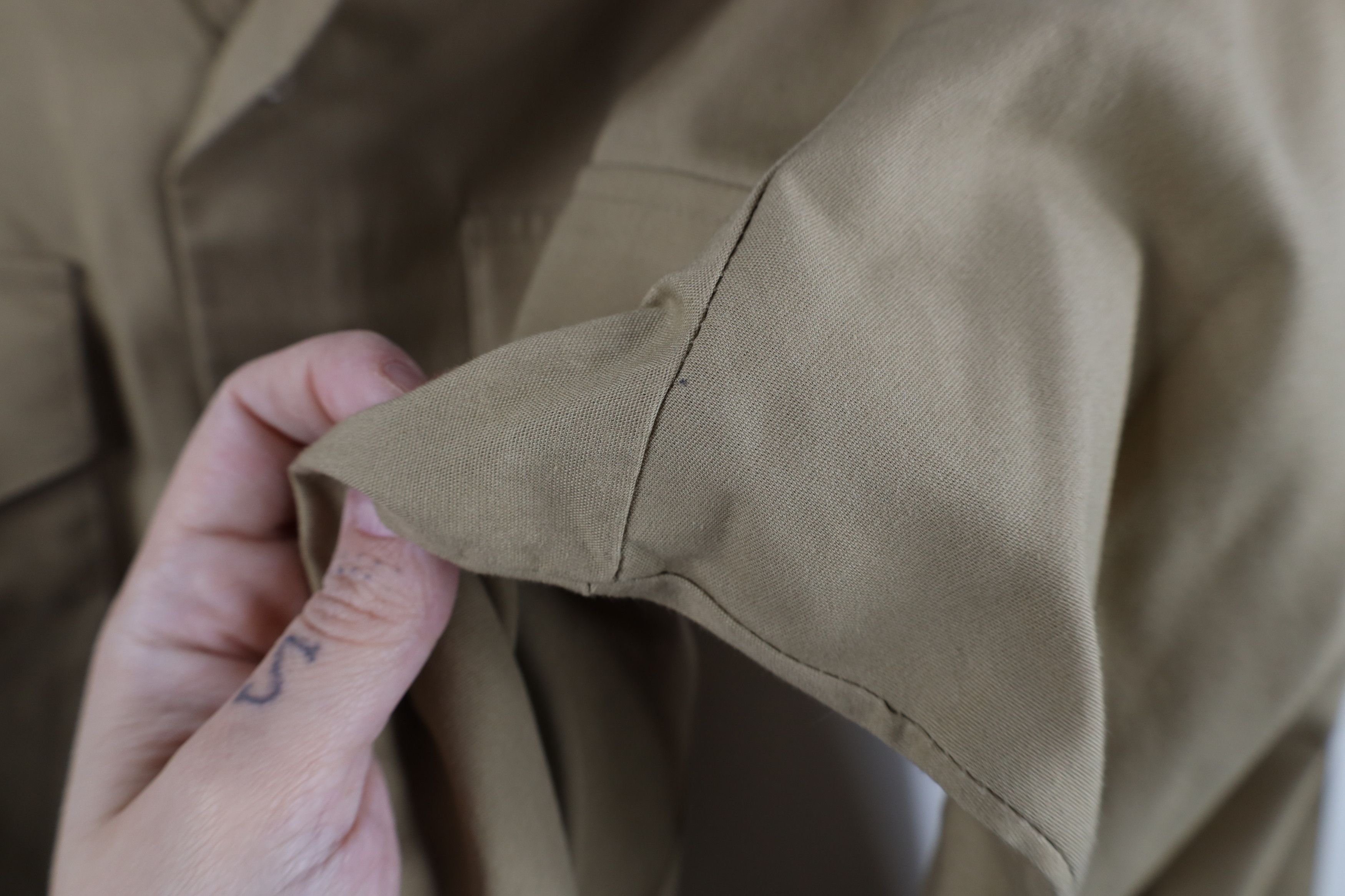 Vintage Vintage 80s Military Marines Collared Button Shirt Khaki USA Size US M / EU 48-50 / 2 - 6 Thumbnail