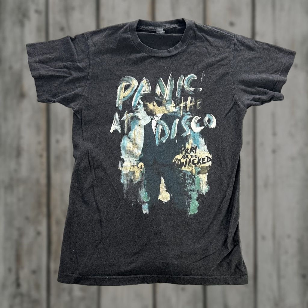 Tultex Panic At The Disco Shirt Mens Small Black Pray for the Wicked Band Tour Tee Music Size US S / EU 44-46 / 1 - 1 Thumbnail