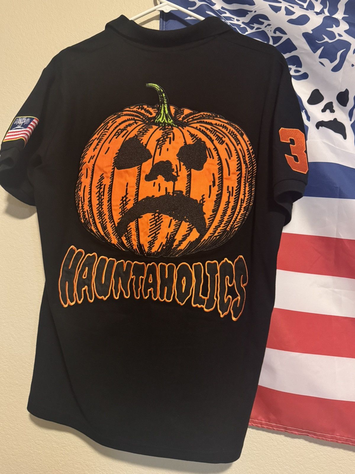 Haunted Mound Black haunted mound polo | Grailed