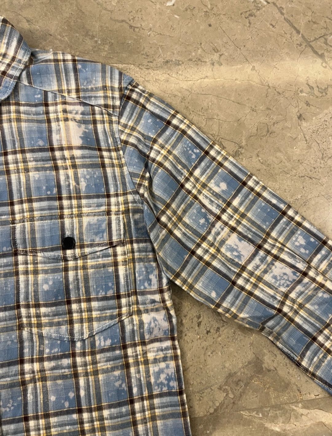 Saint Laurent Paris Saint Laurent Paris by Hedi 16SS Runway Distressed Shirt-25 Size US S / EU 44-46 / 1 - 3 Thumbnail