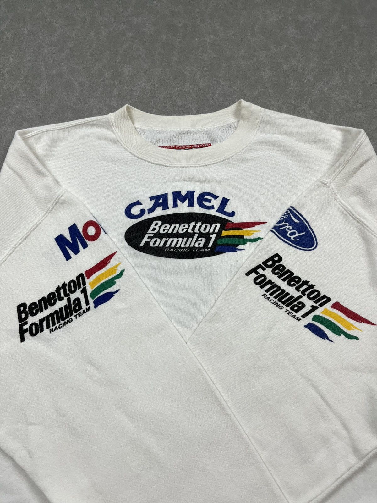 Benetton 90s Benetton Camel F1 racing team sweatshirt Size US L / EU 52-54 / 3 - 3 Thumbnail