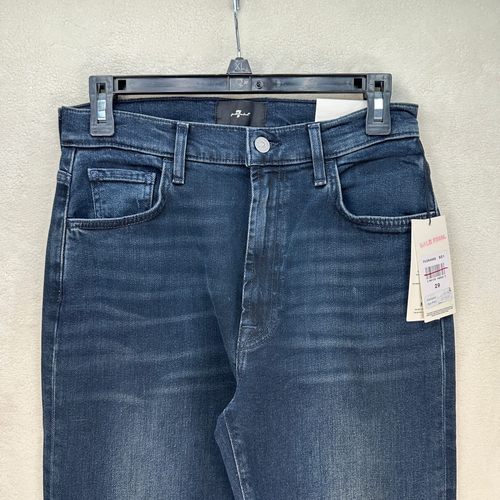 7 For All Mankind 7 FOR ALL MANKIND WOMEN'S 31 EASY SLIM SUNBEAM BLUE 7U394568 Size 31" - 2 Thumbnail