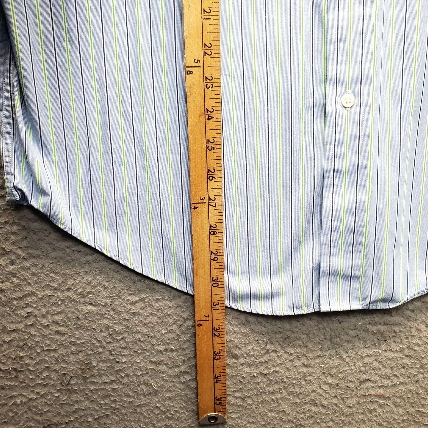 Ralph Lauren Lauren Ralph Lauren Dress Shirt Mens 17 Multi Striped Non Iron Button Up EUC Dress Shirt Mens 17 Multicolor Striped Non-Iron Button-Up Shirt Size 46R - 4 Thumbnail