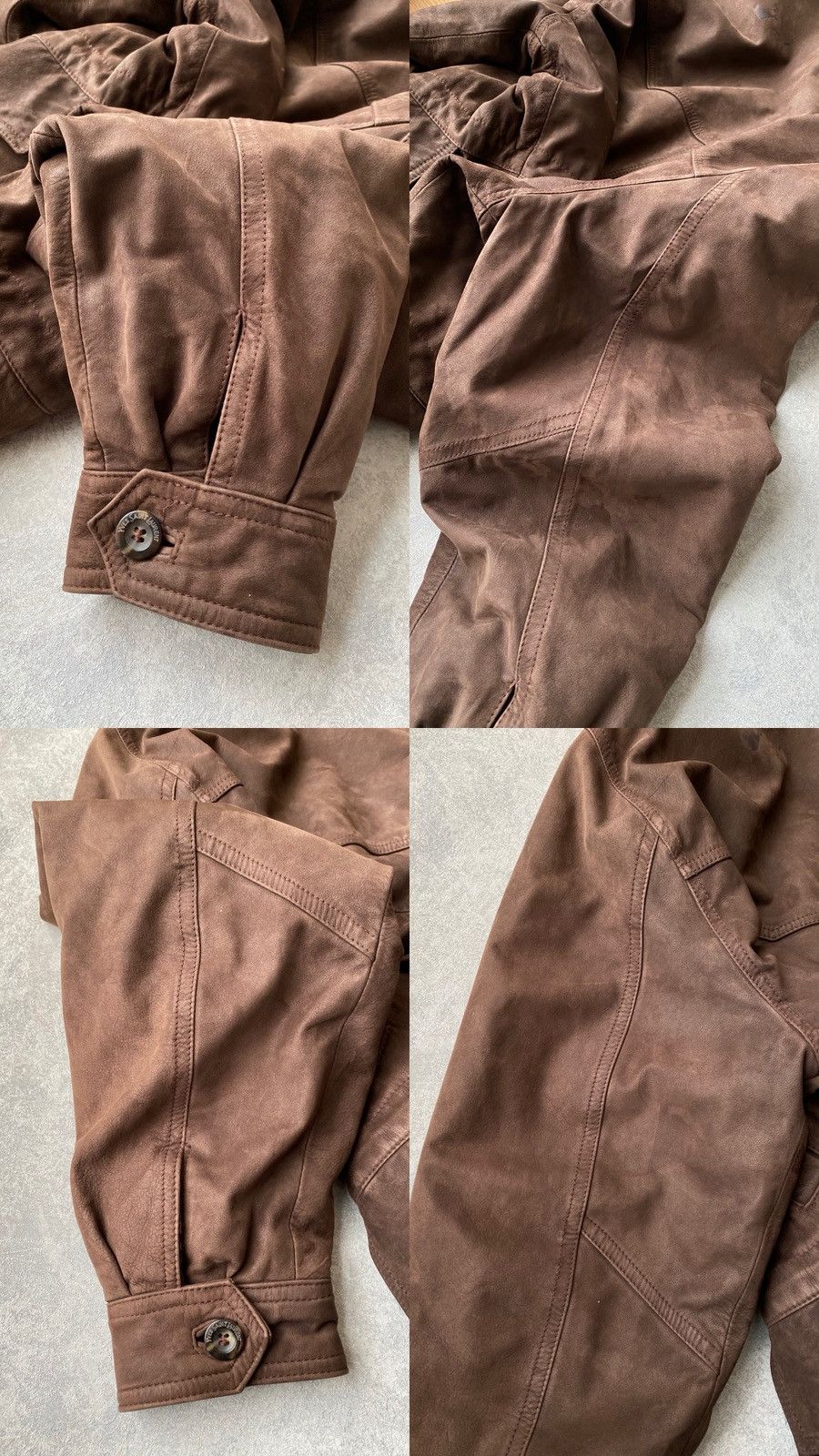 Yves Saint Laurent Vintage Yves Saint Laurent Leather Hunting Suede Jacket Size US XL / EU 56 / 4 - 13 Thumbnail
