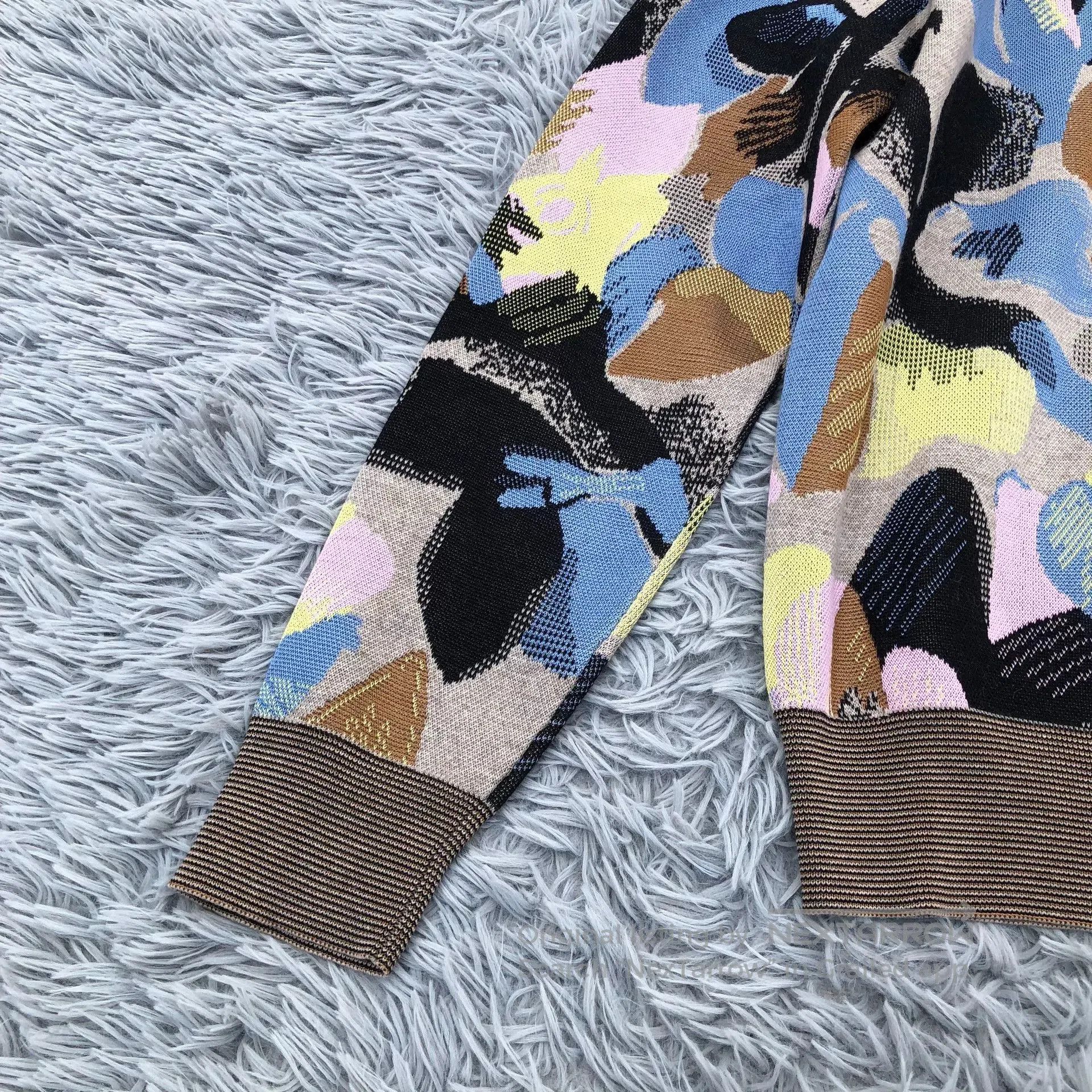 Dior Dior Floral Graffiti Knit Sweater. Size US M / EU 48-50 / 2 - 2 Thumbnail