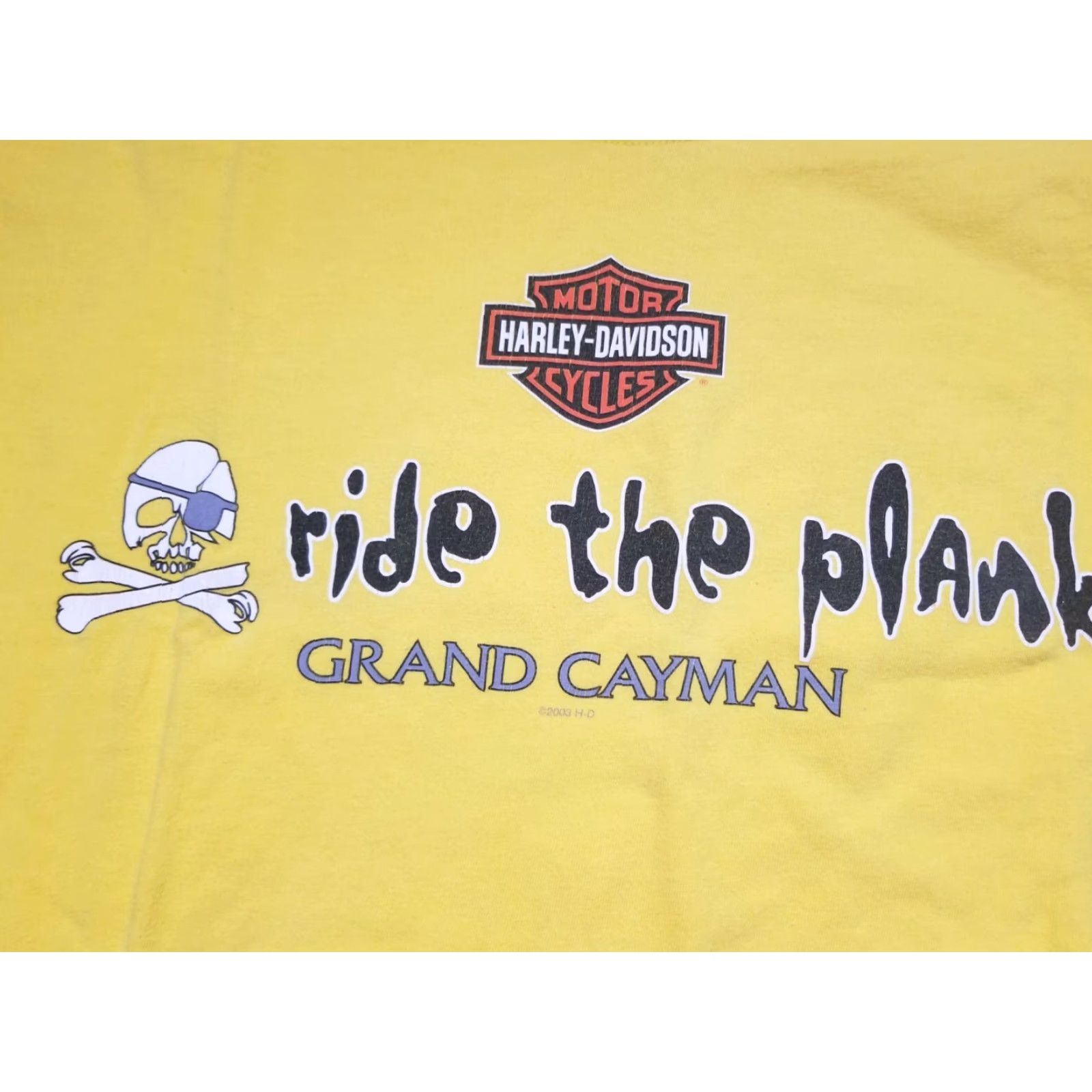 Harley Davidson VINTAGE Harley Davidson T-Shirt Men 2XL Cotton Crew Neck Graphic Tee Cayman Islands Pirate Style Size US XXL / EU 58 / 5 - 7 Thumbnail