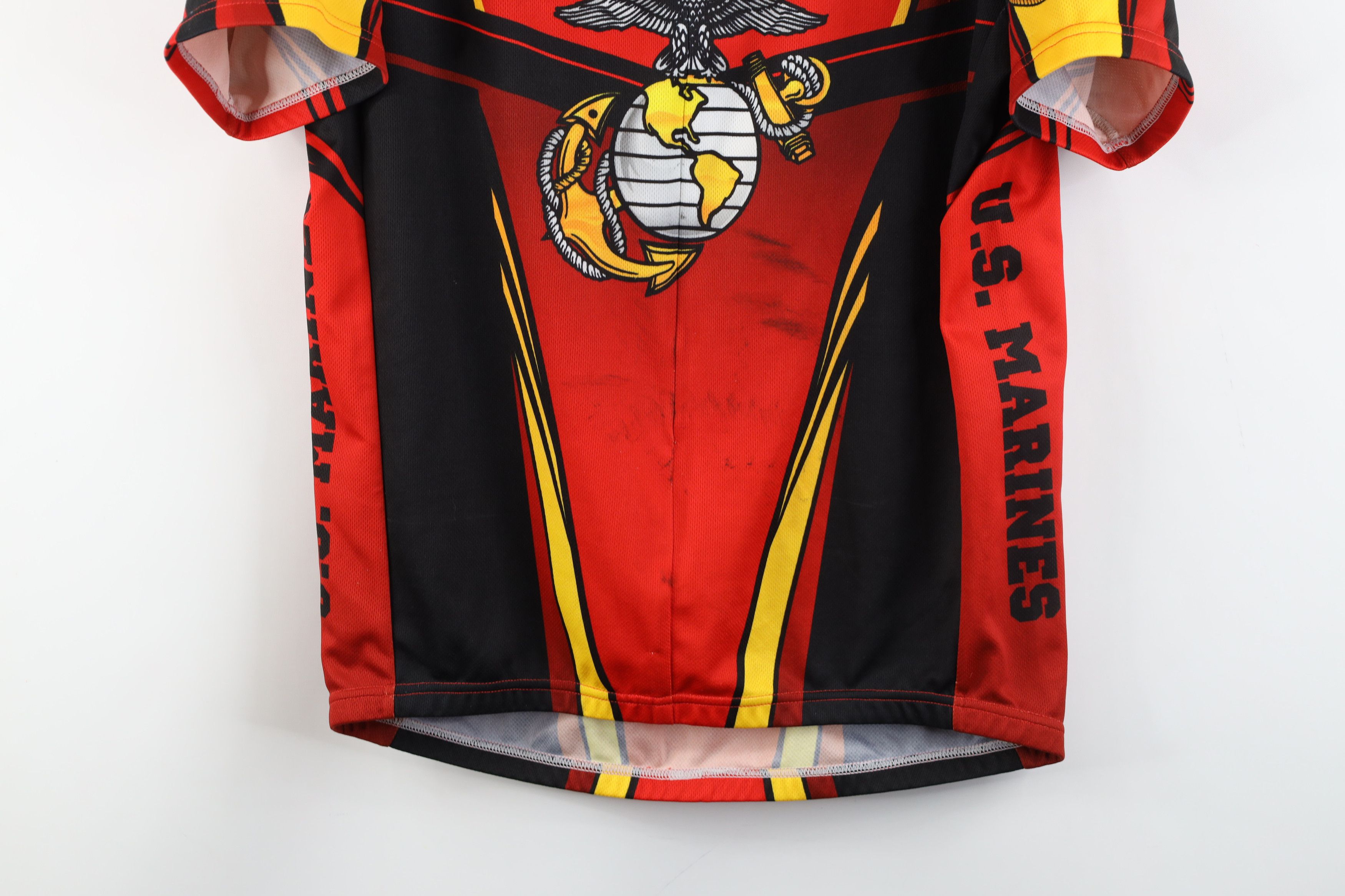 Vintage Vintage Primal All Over Print Marines Bicycle Cycling Jersey Size US L / EU 52-54 / 3 - 3 Thumbnail