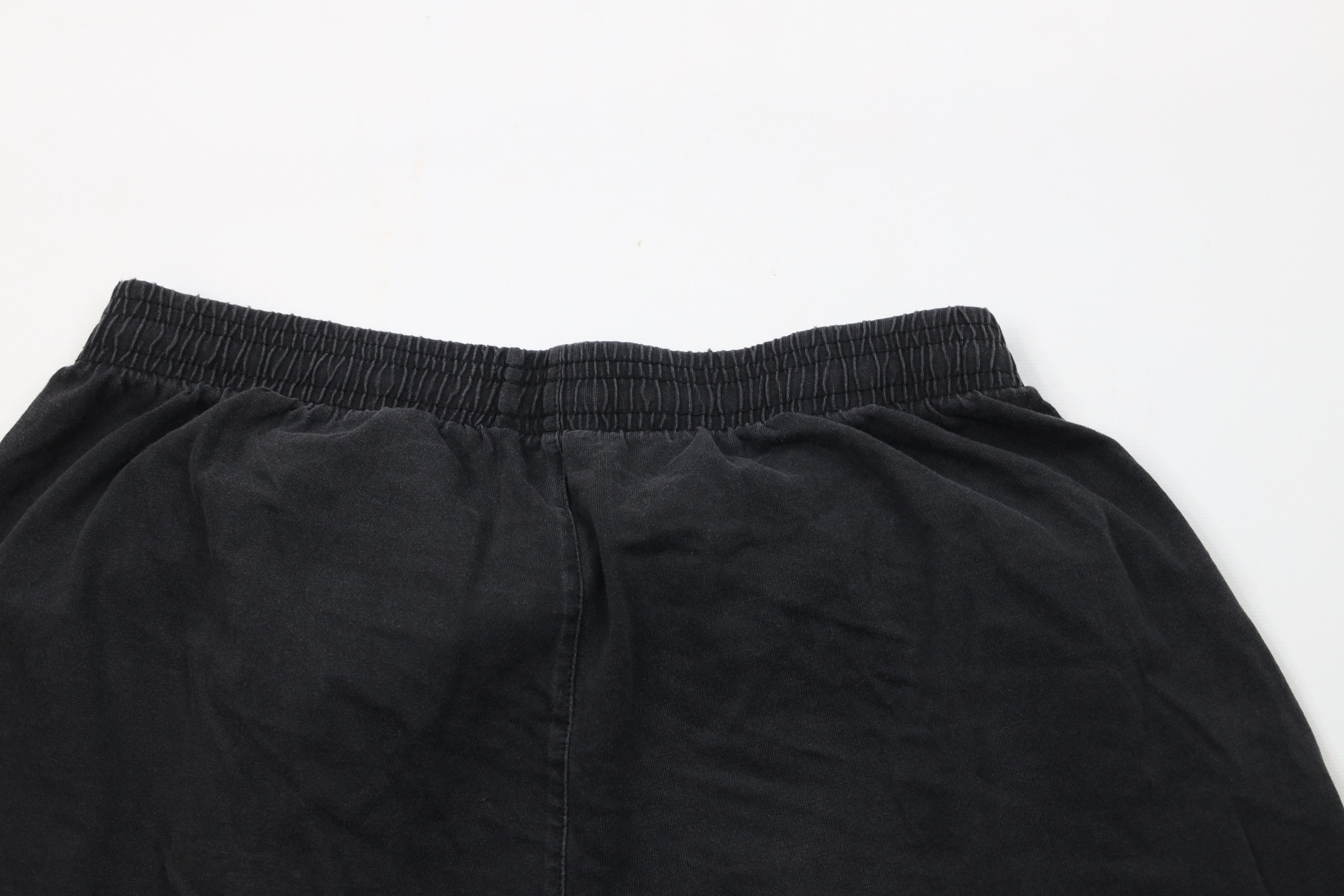 Fila Vintage 90s Fila Spell Out Above Knee Shorts Black Cotton Size US 34 / EU 50 - 10 Thumbnail