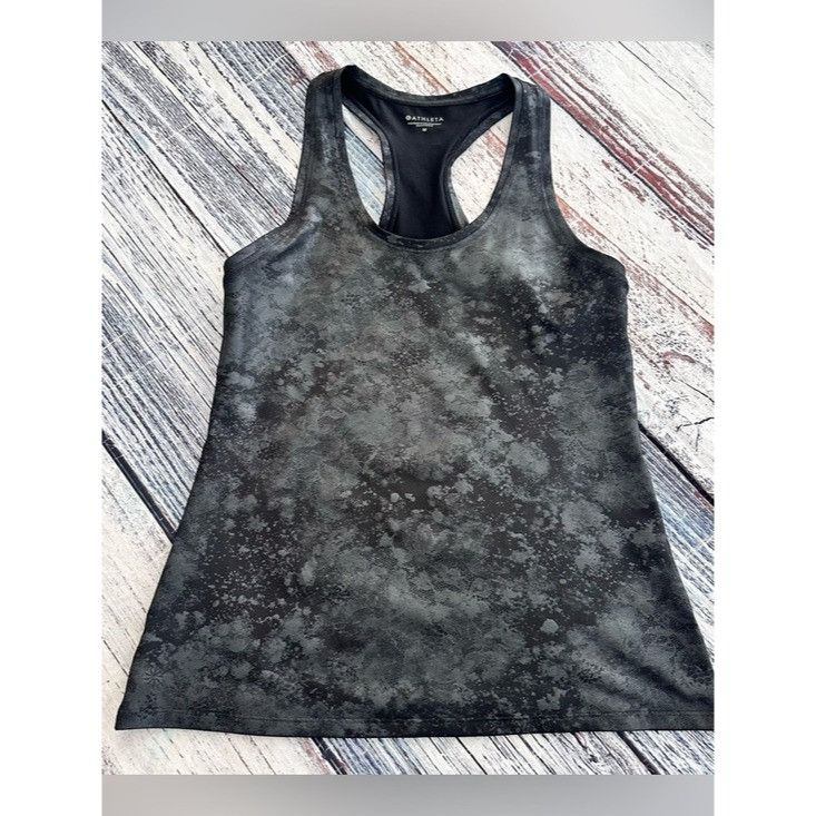 Athleta Athleta Womens Shanti Misty Lace Print RacerbackTank Top Size M / US 6-8 / IT 42-44 - 2 Thumbnail