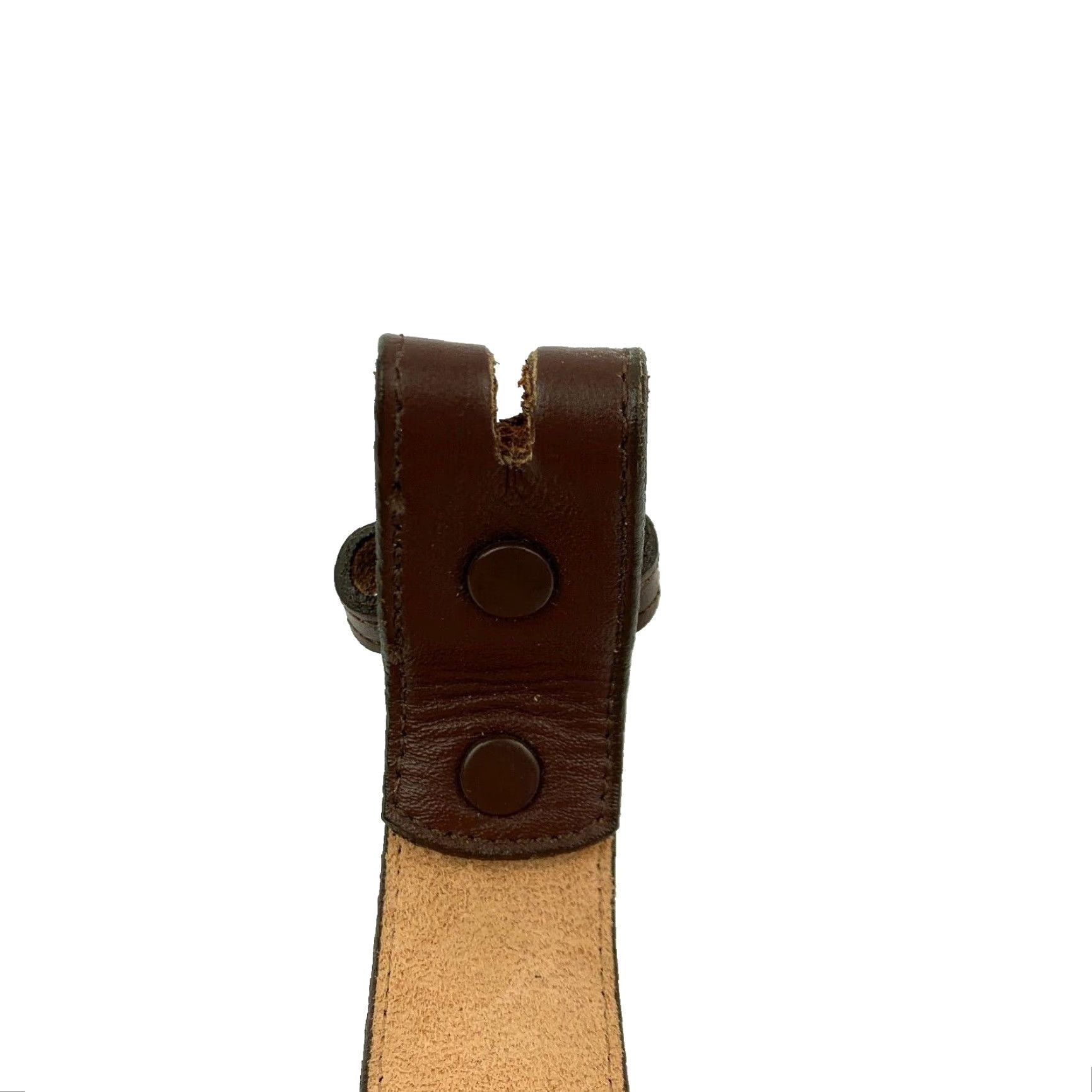 Vintage VINTAGE Nocona Leather Belt Brown 46.5" 1.25" D 392 Mens Belt Size 42 Size ONE SIZE - 6 Thumbnail