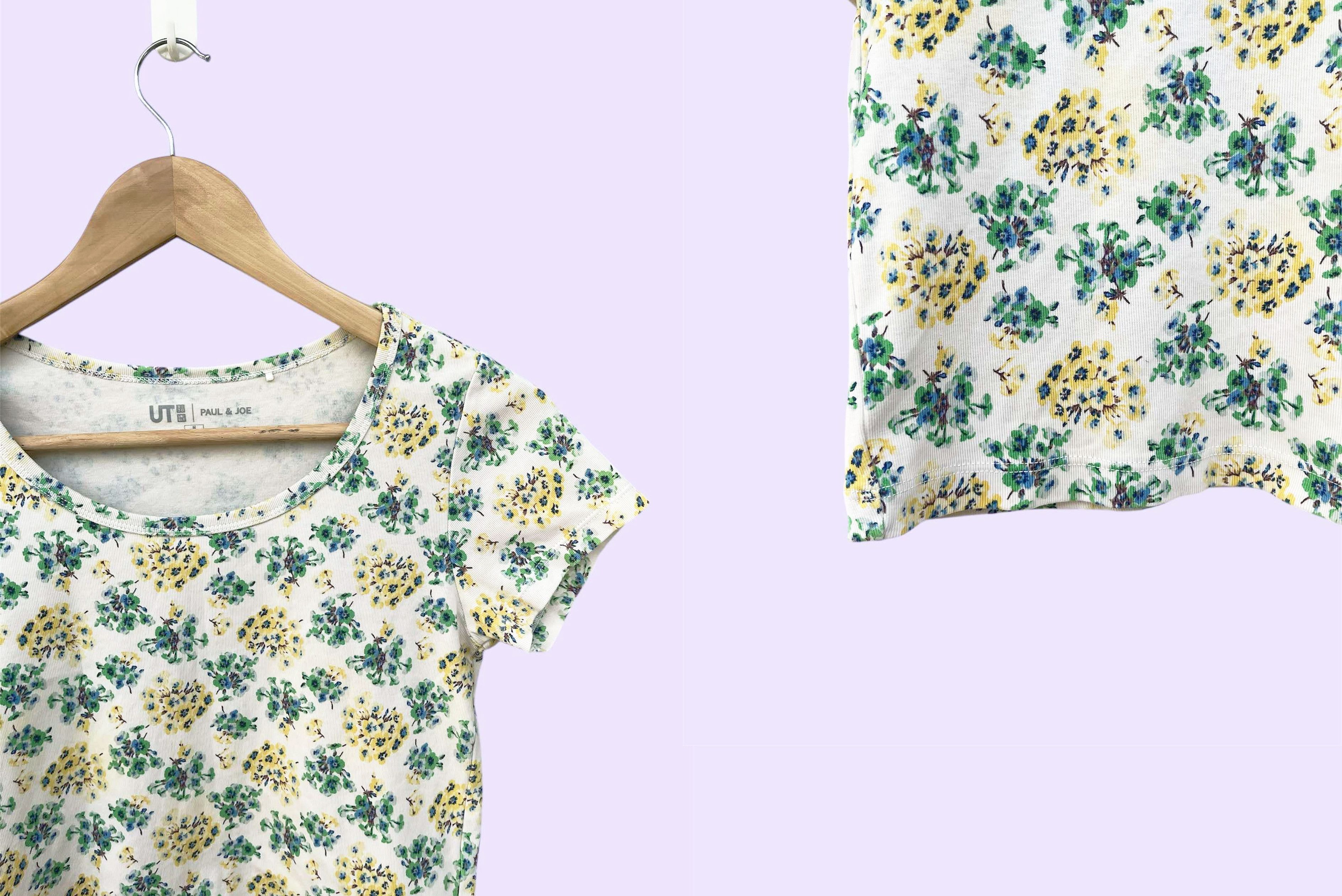 Uniqlo Uniqlo x Paul & Joe short sleeve crop top, florals print Size S / US 4 / IT 40 - 5 Thumbnail