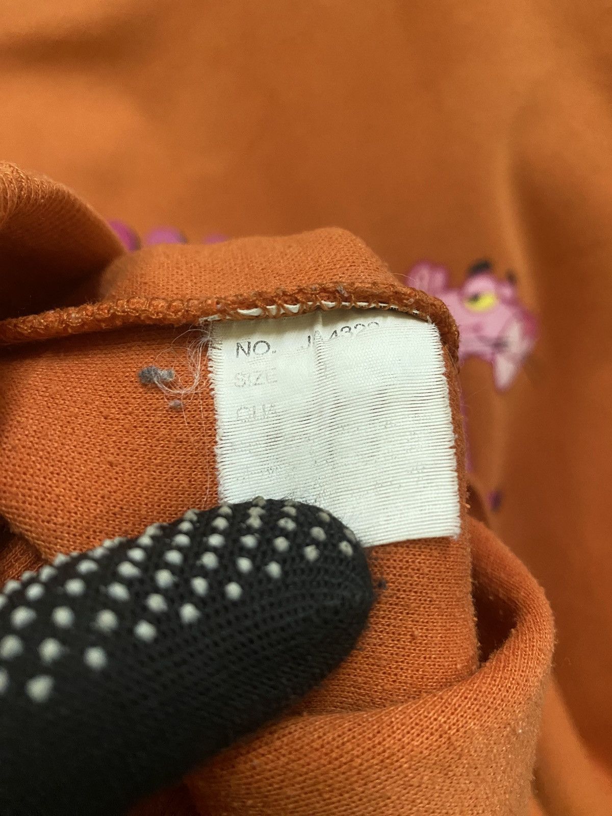 Vintage Vintage 2002 Pink Panther Orange Sweatshirt – Double-Sided Size US L / EU 52-54 / 3 - 11 Thumbnail