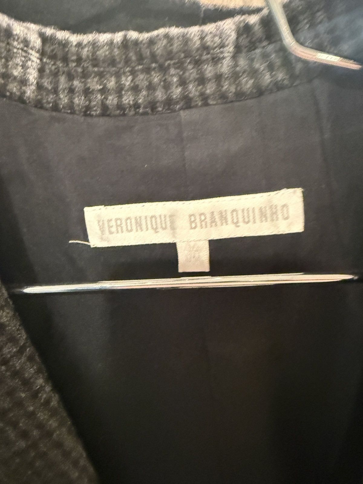 Veronique Branquinho Veronique Branquinho Checked Wool One Button Jacket Size XS / US 0-2 / IT 36-38 - 5 Thumbnail