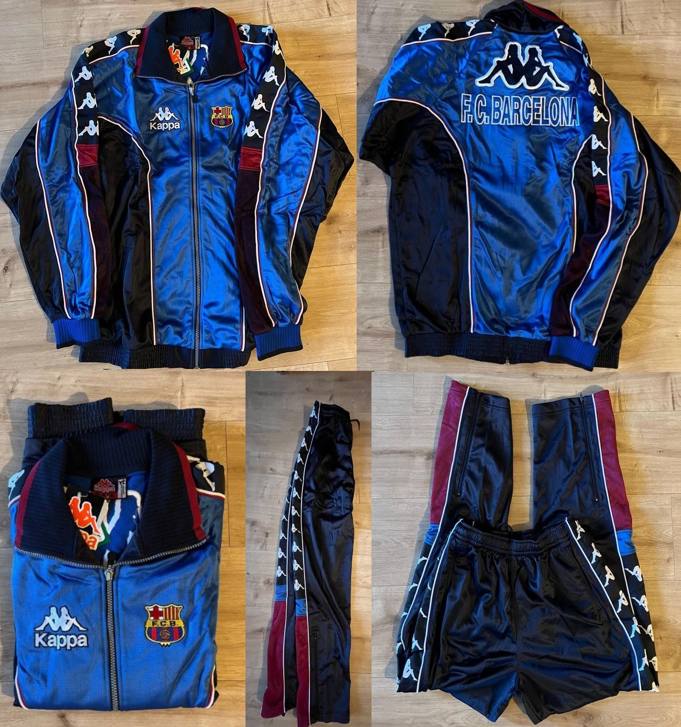Kappa Barcelona Kappa Tracksuit ORIGINAL PLAYER VERSION Size US XL / EU 56 / 4 - 1 Thumbnail
