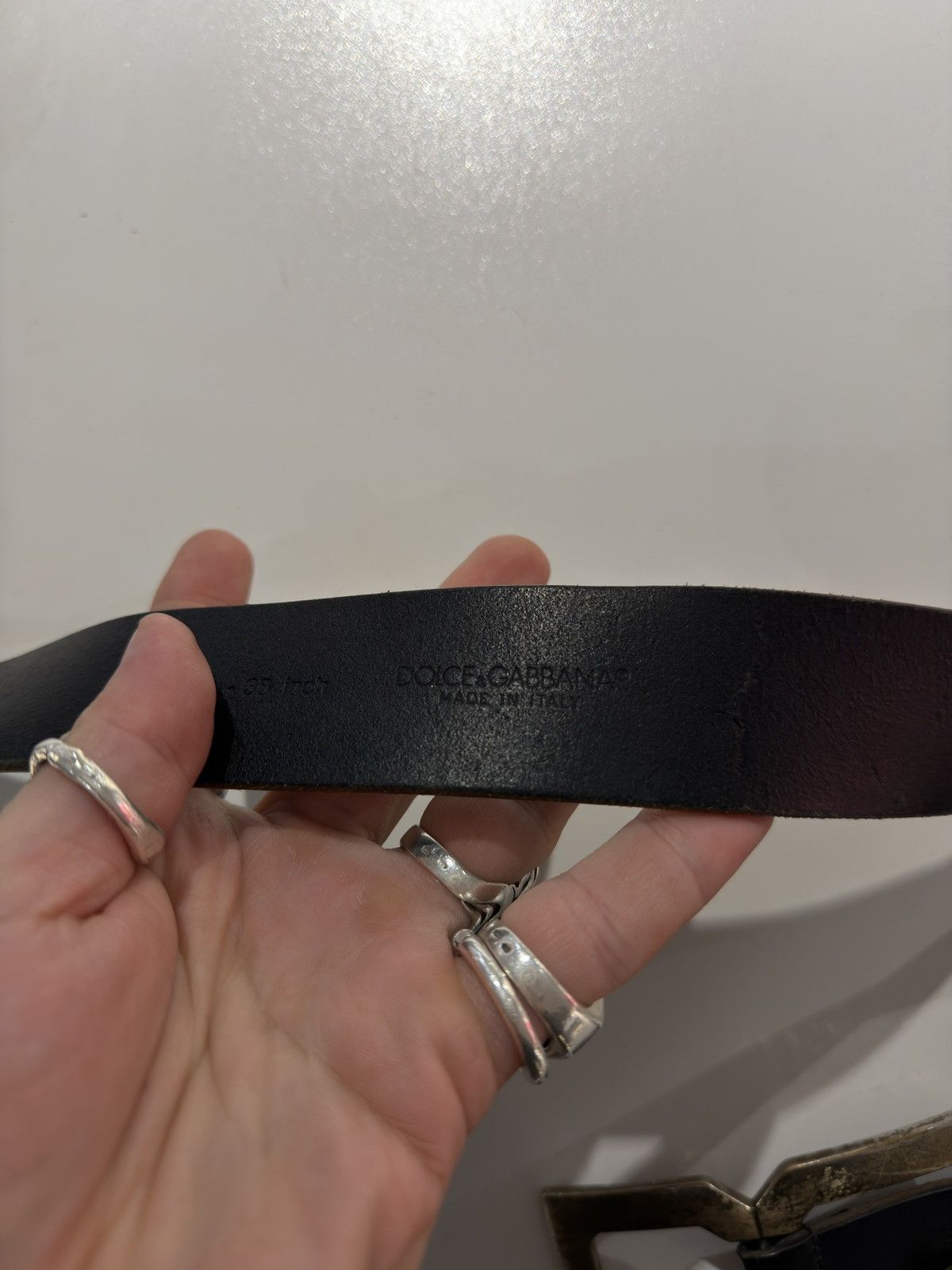 Dolce & Gabbana Dolce&Gabbana DG silver gold logo vintage belt Size ONE SIZE - 12 Thumbnail