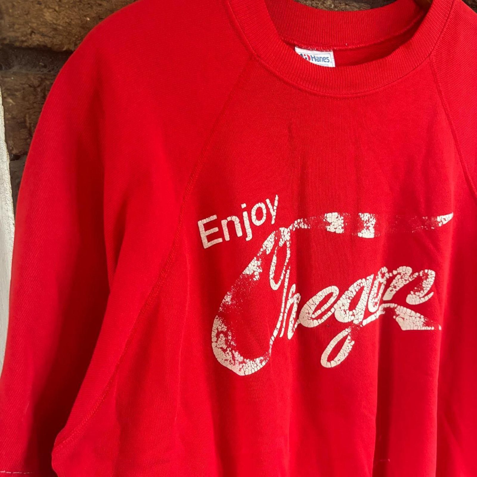 Hanes × Vintage 1980s enjoy oregon coca cola parody short sleeve sweatshirt Size US XL / EU 56 / 4 - 3 Thumbnail