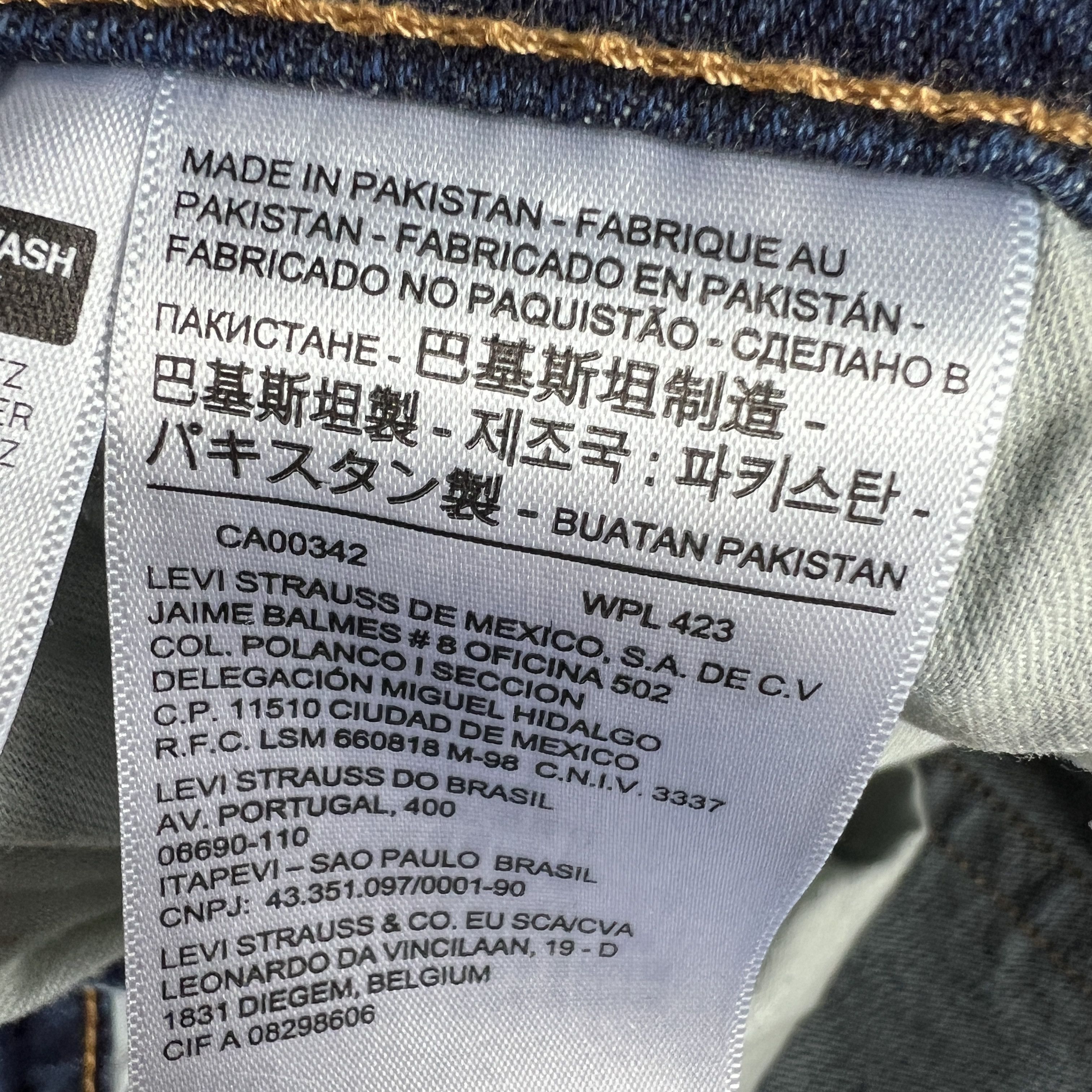 Levi's Levi's Jeans 511 Slim Straight Blue Faded Stretch Denim Size US 36 / EU 52 - 7 Thumbnail