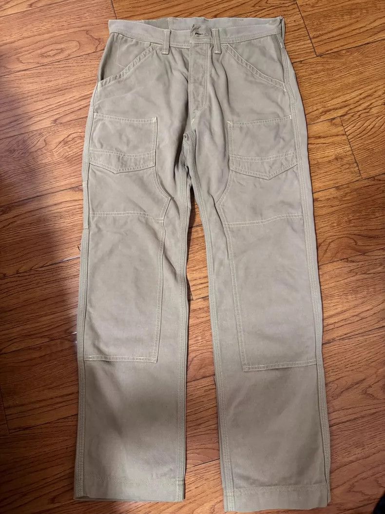 Freewheelers Freewheelers Khaki Canvas Pants - dmc Size US 38 / EU 54 - 1 Thumbnail