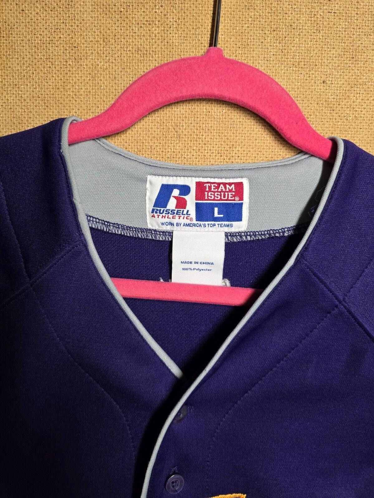 Russell Athletic Vintage LSU Tigers Jersey Authentic Team Issue Youth L Size US L / EU 52-54 / 3 - 4 Thumbnail