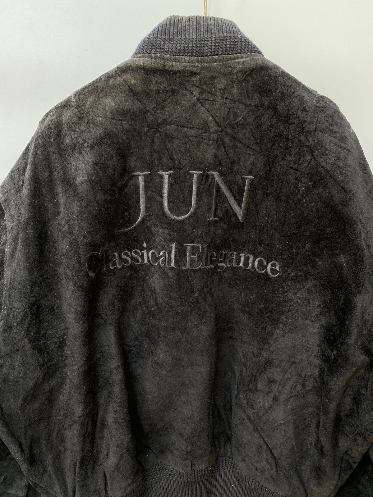 Japanese Brand × Jun Takahashi 90s Junmen by Jun Takahashi Leather Bomber Jacket Size US M / EU 48-50 / 2 - 2 Thumbnail