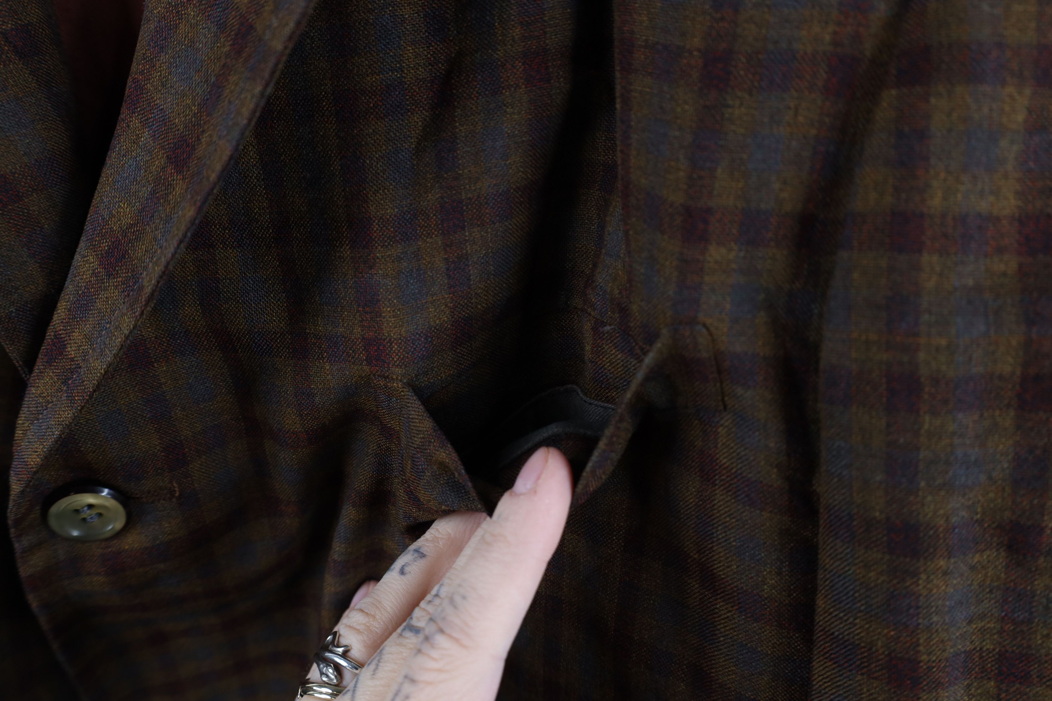 Vintage Vintage 50s 60s Rockabilly Wool Blazer Suit Jacket Plaid USA Size US XL / EU 56 / 4 - 5 Thumbnail