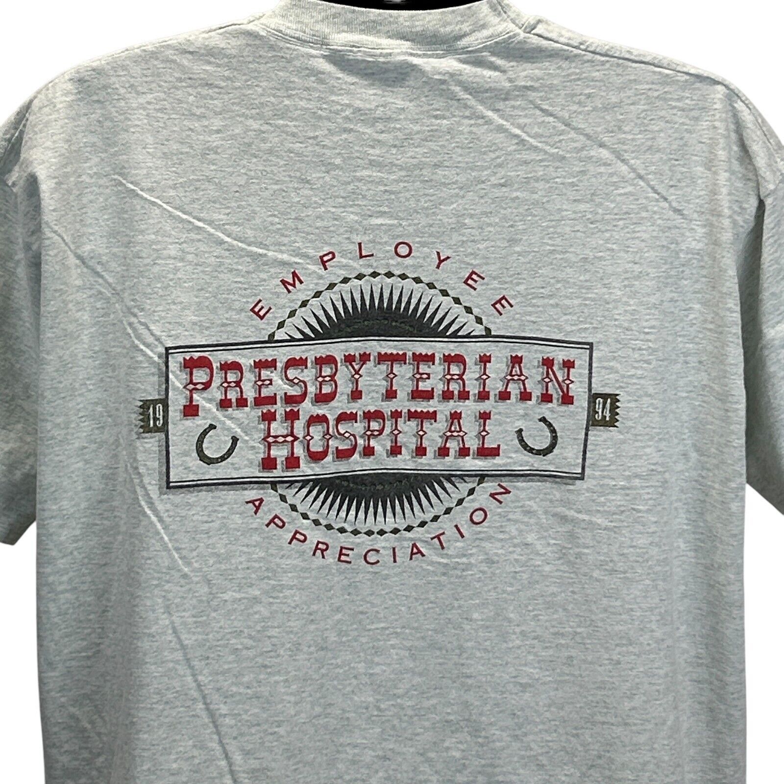 Fruit Of The Loom Vintage 90s Presbyterian Hospital T Shirt Employee 2XL XXL Size US XXL / EU 58 / 5 - 1 Thumbnail