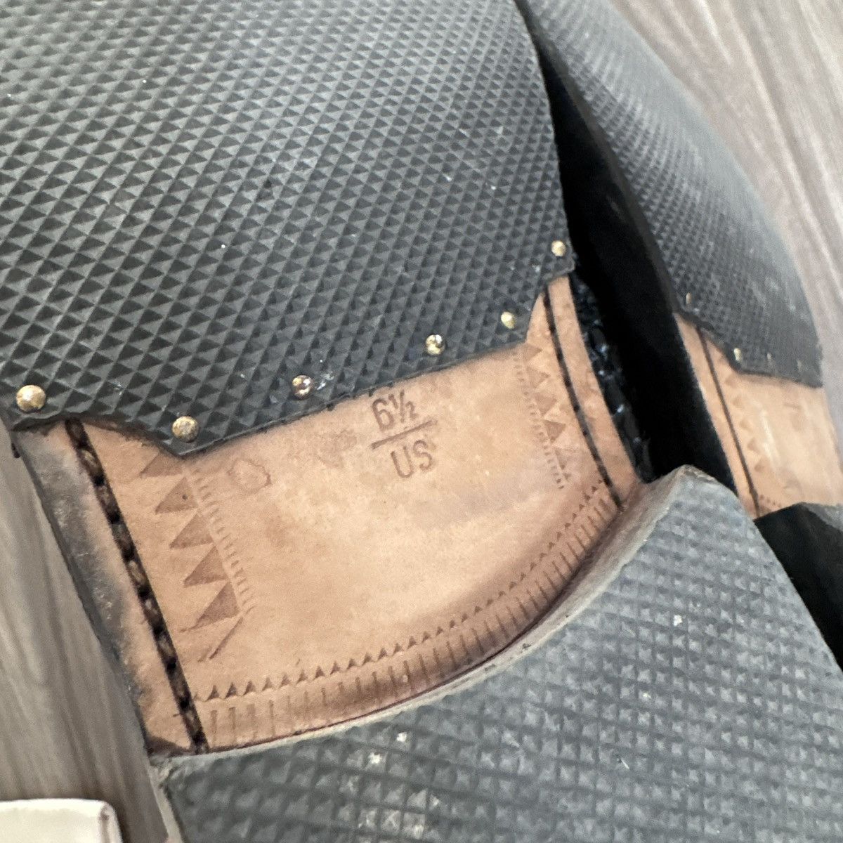Blackstock & Weber Horse Bit Croc Loafer