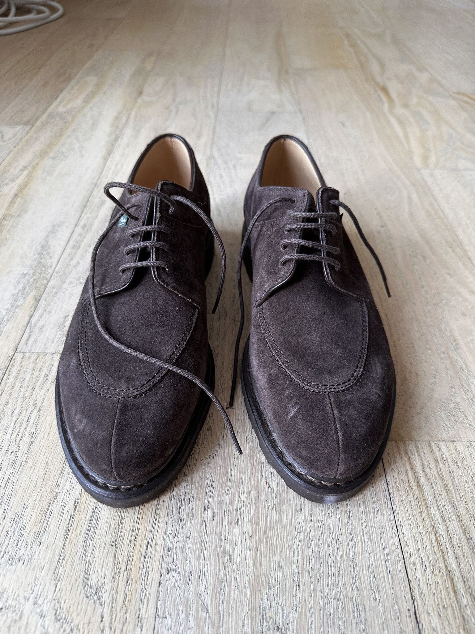 Paraboot Paraboot Avignon Griff II Velour Congo Chocolate Suede Shoes Size US 8 / EU 41 - 1 Thumbnail