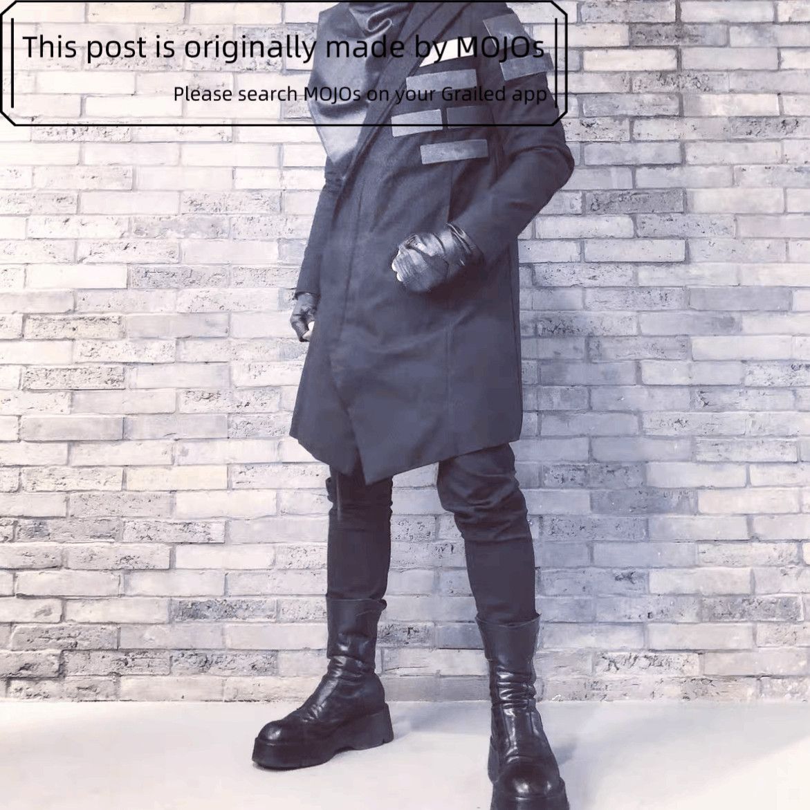 Julius Julius x Claustrum 16AW Leather Collar Steel Patch Coat Size US S / EU 44-46 / 1 - 1 Thumbnail
