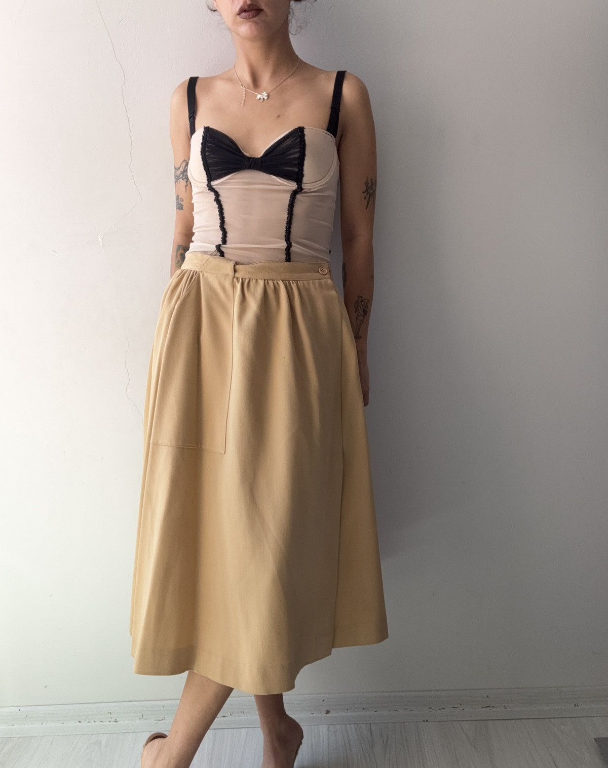 Vintage Vakko skirt Size 26" / US 2 / IT 38 - 3 Thumbnail