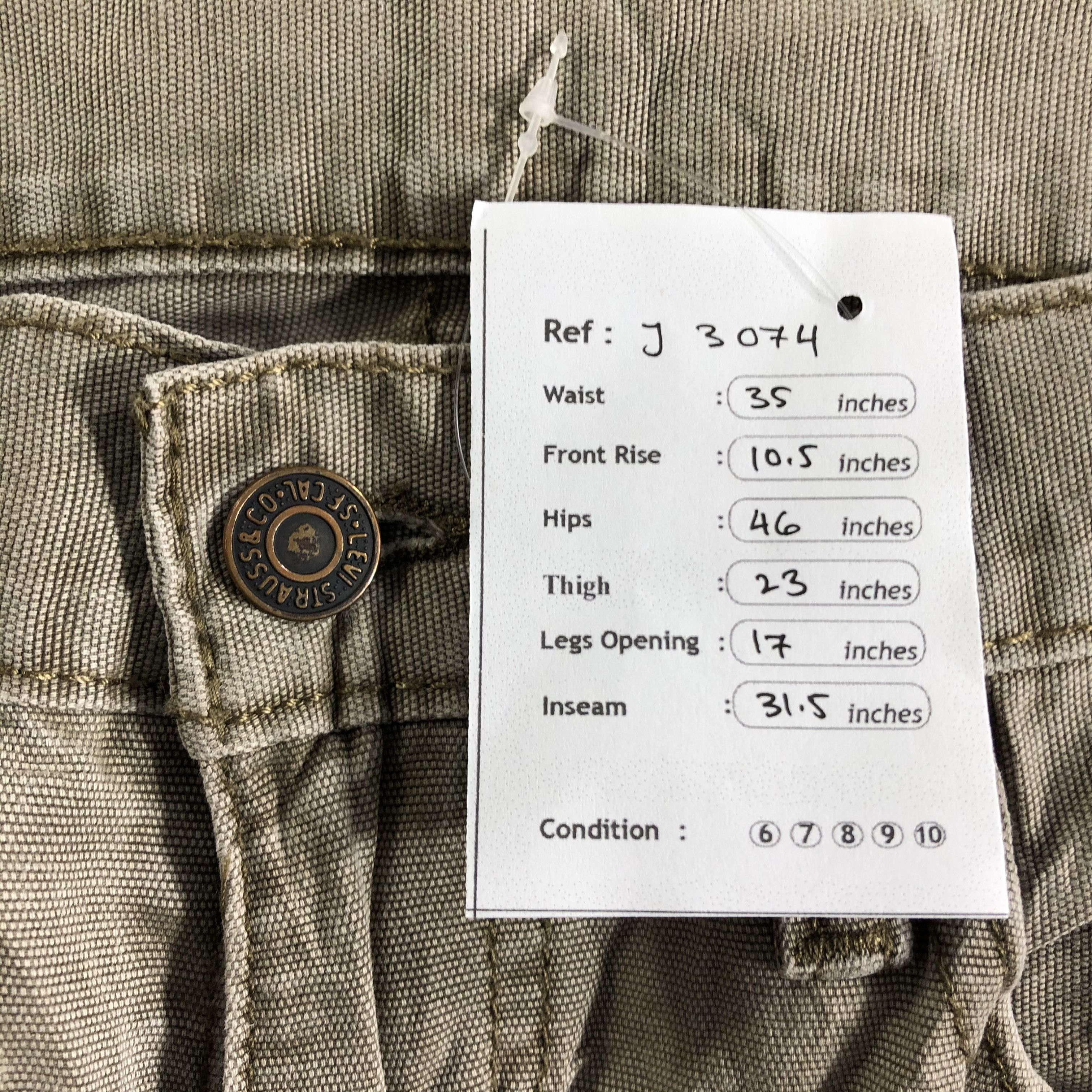 Levi's Vintage Levis 514 Jeans-J3074 Size US 35 - 13 Thumbnail