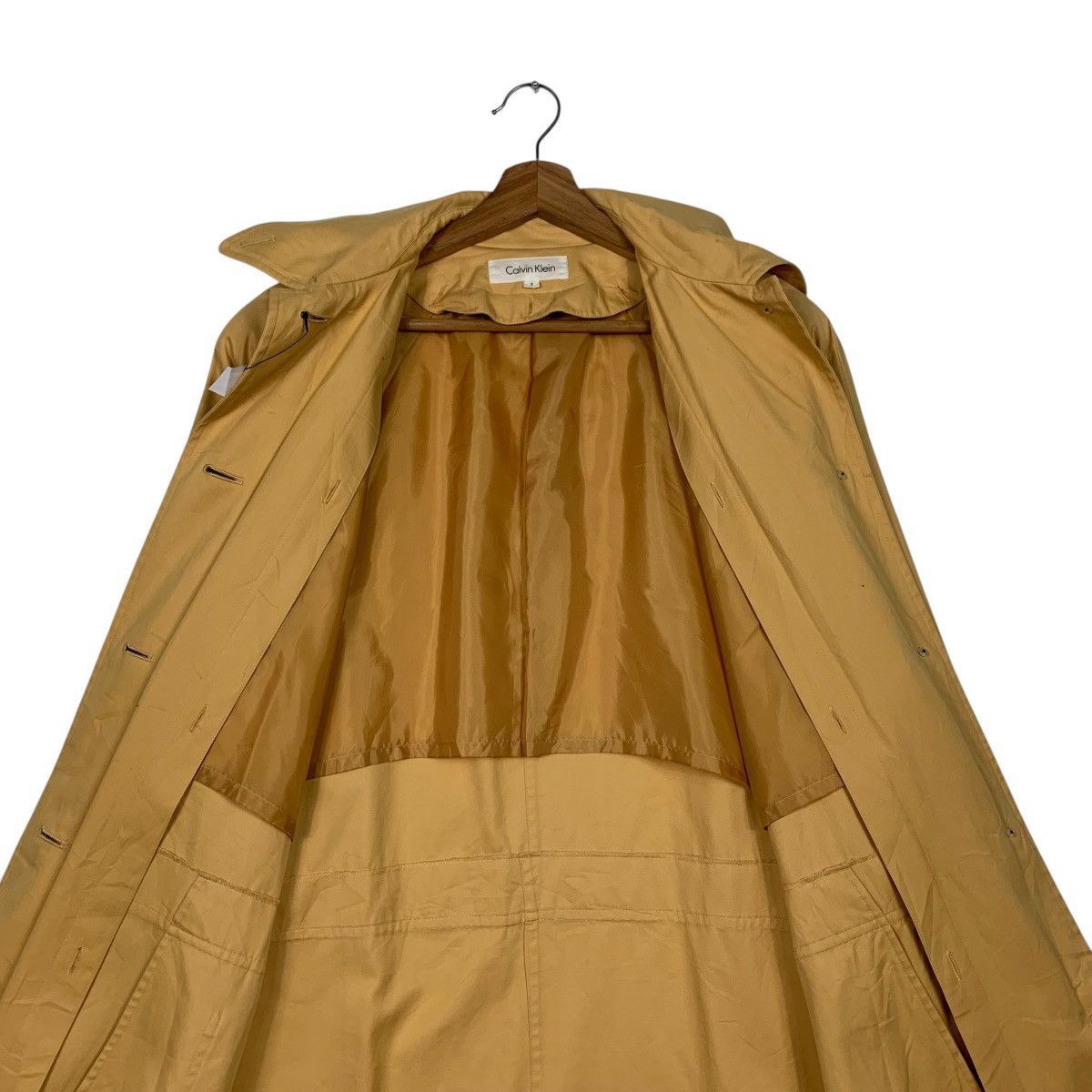 Calvin Klein CALVIN KLEIN Yellow Overcoat Jacket #2325-C104 Size US L / EU 52-54 / 3 - 13 Thumbnail