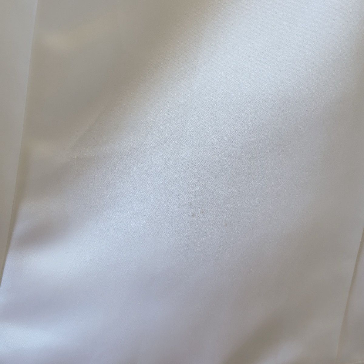 Other Vintage 1990s White Satin Chiffon Cowl Neck Gown (S–M) Size M / US 6-8 / IT 42-44 - 14 Thumbnail