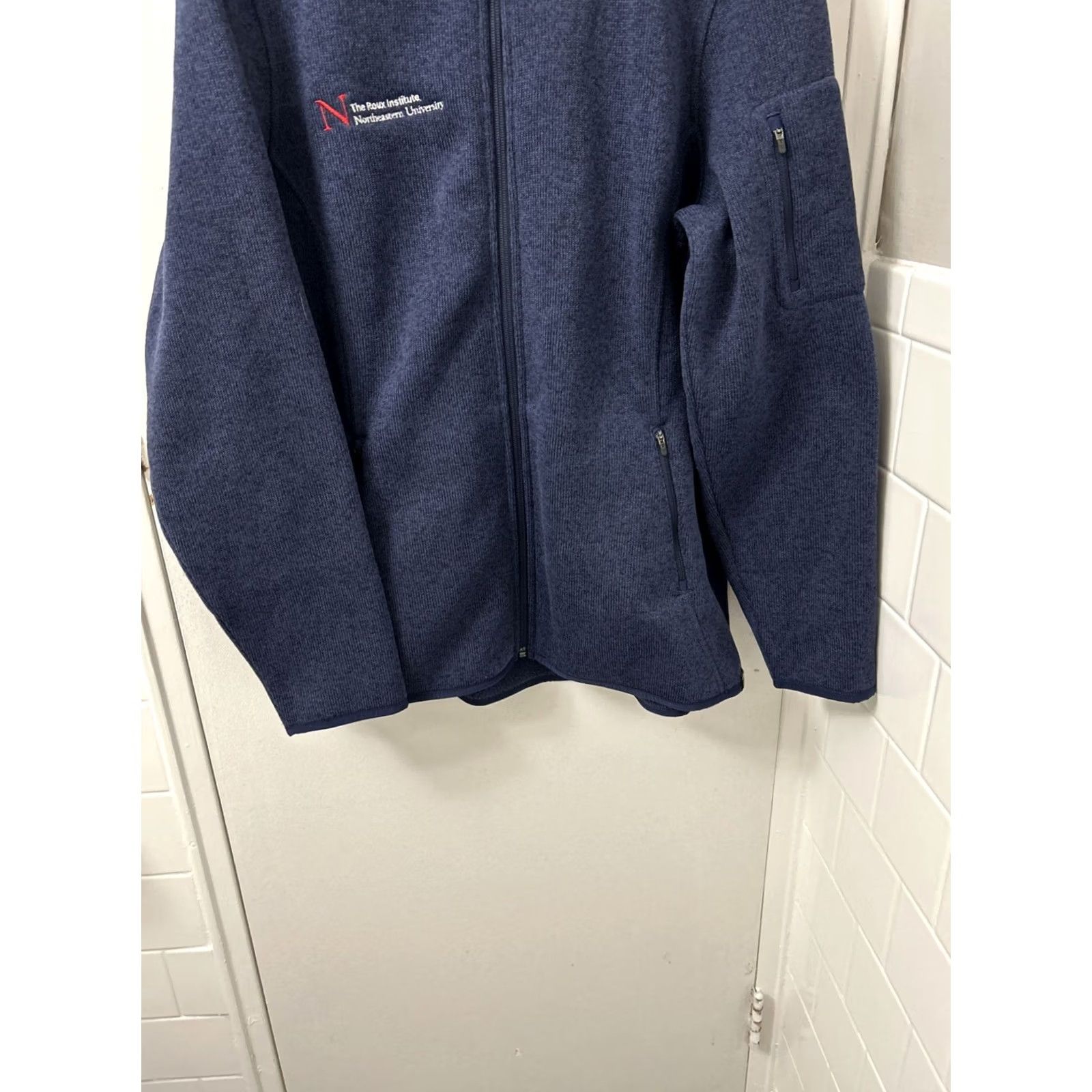 Vintage LL Bean Sweater Fleece Jacket Womens XL Navy Blue Full Zip Coat Womens XL Navy Blue Full Zip Jacket Size XL / US 12-14 / IT 48-50 - 3 Thumbnail